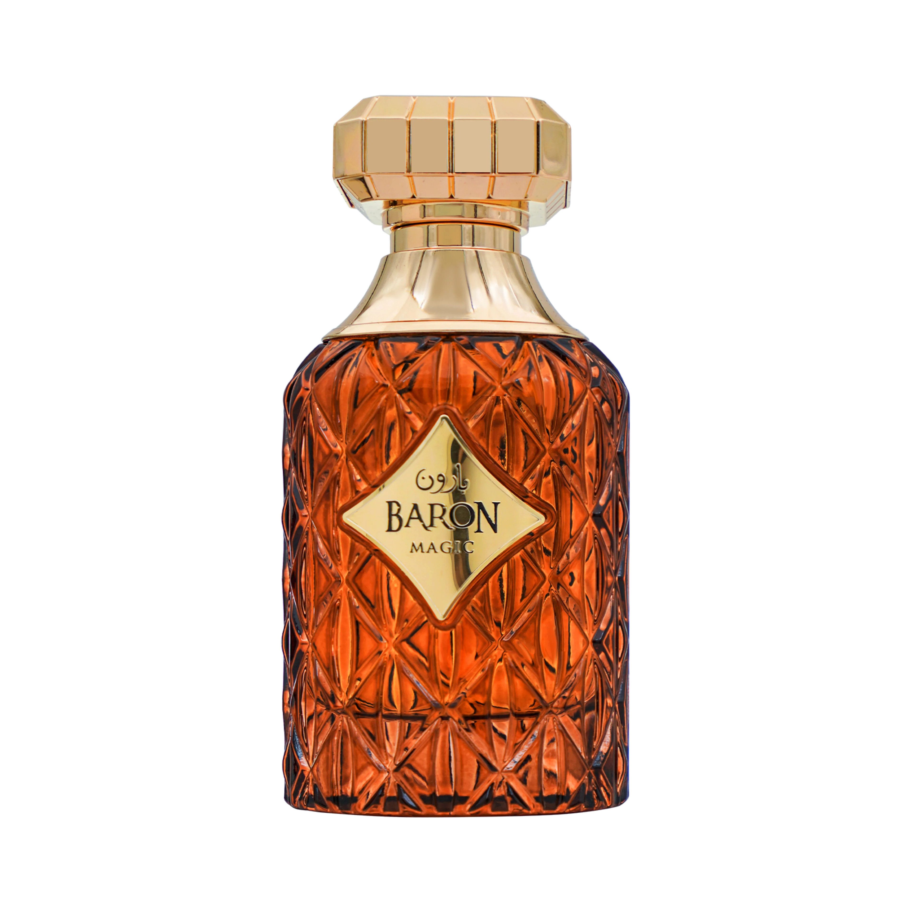Shams Perfumes Eau de Parfum Baron Magic – Geheimnisvoller Unisex-Duft mit warmem Amber