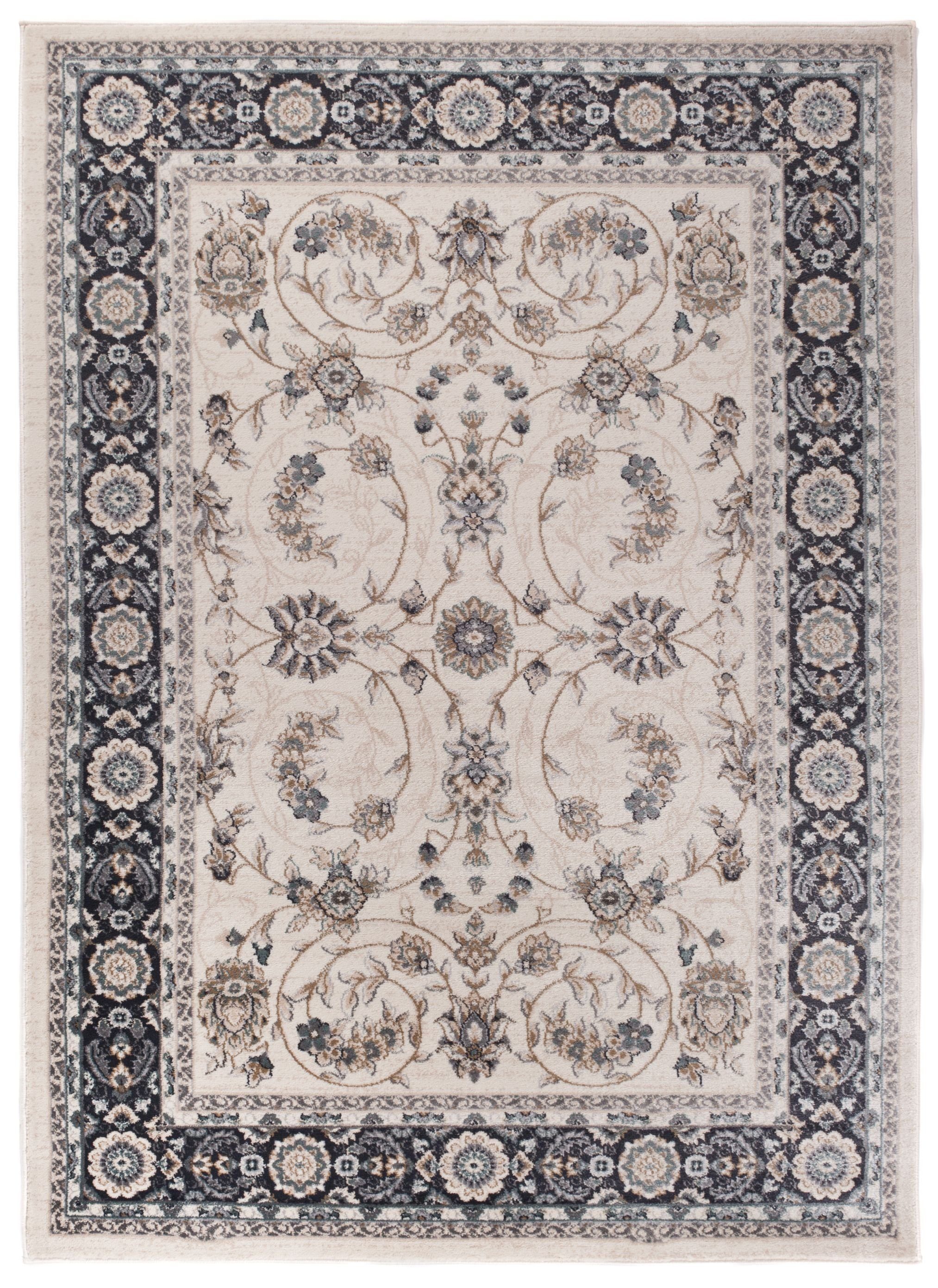 Traditioneller Teppich - Mazovia, Grau, 100 Wohnzimmerteppich cm, x Pflegeleicht, 60 Teppich Geeignet Oriente Fußbodenheizung, für Orientteppich Orient Beige