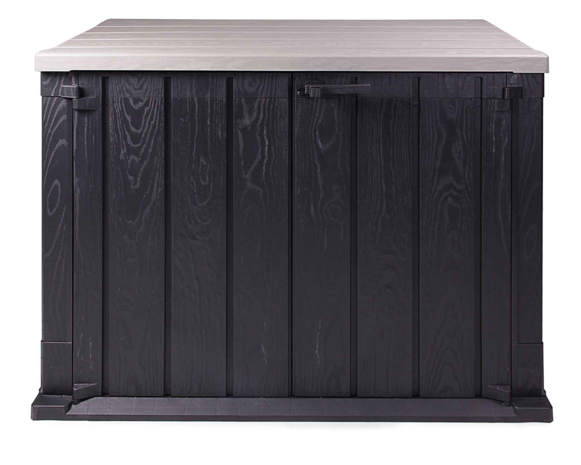 ONDIS24 Gartenbox Gartenbox Mülltonnenbox Storer Plus XL für 2x 240 Liter, Mülltonnen 1330 Liter Volumen 145 x 82 x 125 (H) cm, abschließbar