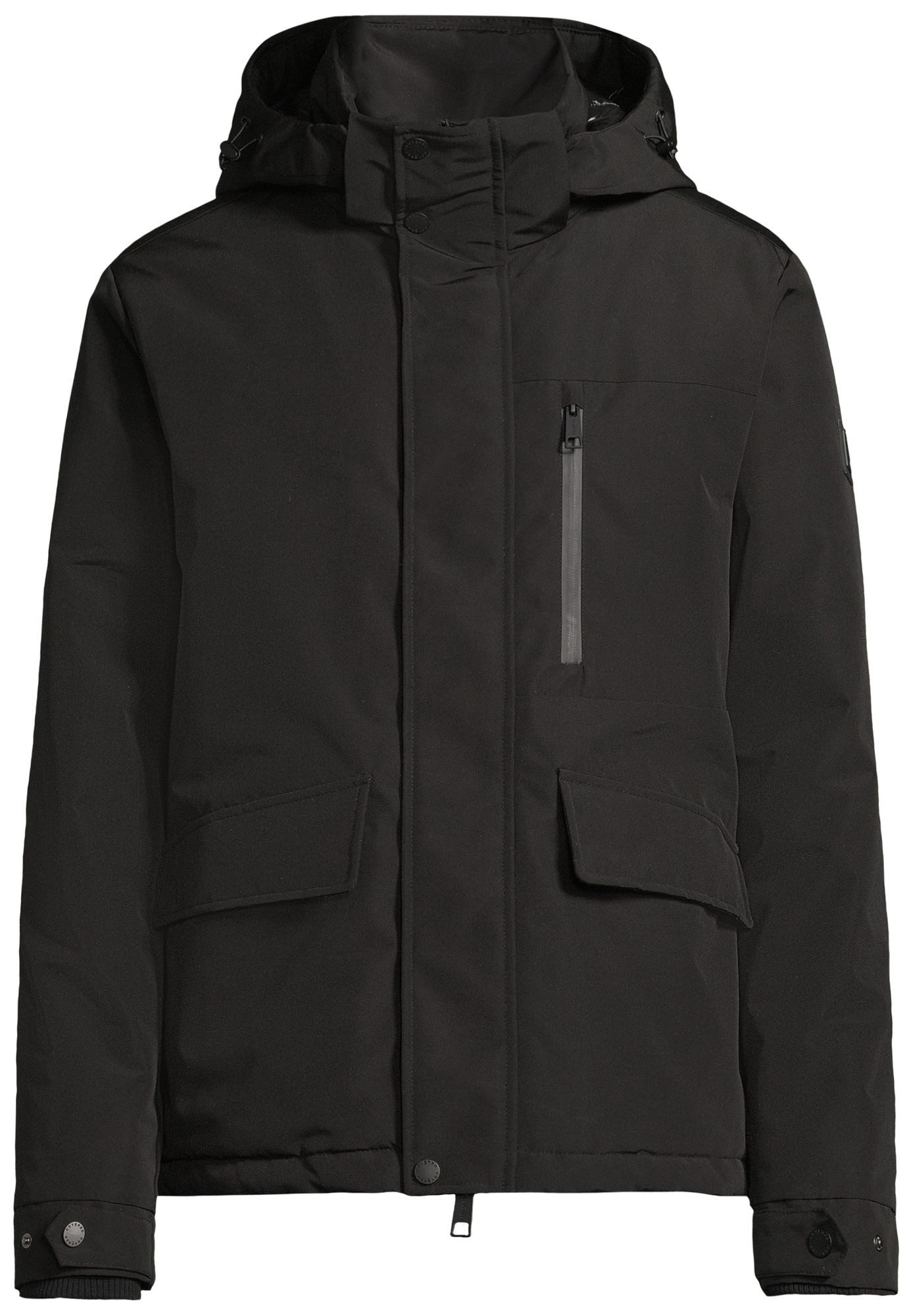 COVERED Winterjacke Paul M60180CO Kapuze abnehmbar, Windfangärmel, Windschutzblende, Klappentaschen