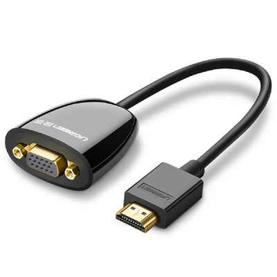 UGREEN Kabel Adapter unidirektional HDMI (männlich) auf VGA (männlich) FHD Laptop-Adapter