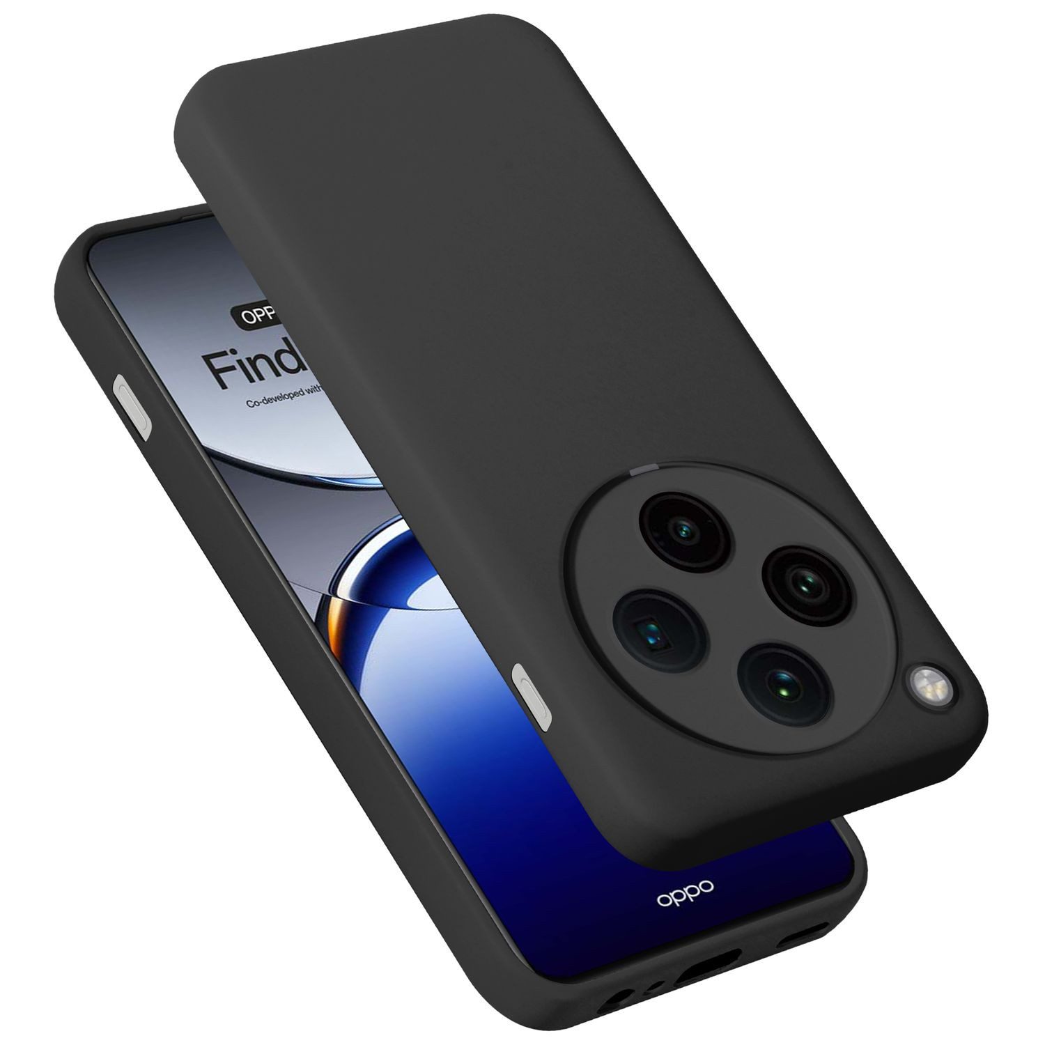 Cadorabo Handyhülle für Oppo Find X8 Pro Hülle Oppo Find X8 Pro, Flexible Hülle TPU Silikon Schutzhülle Back Cover Case