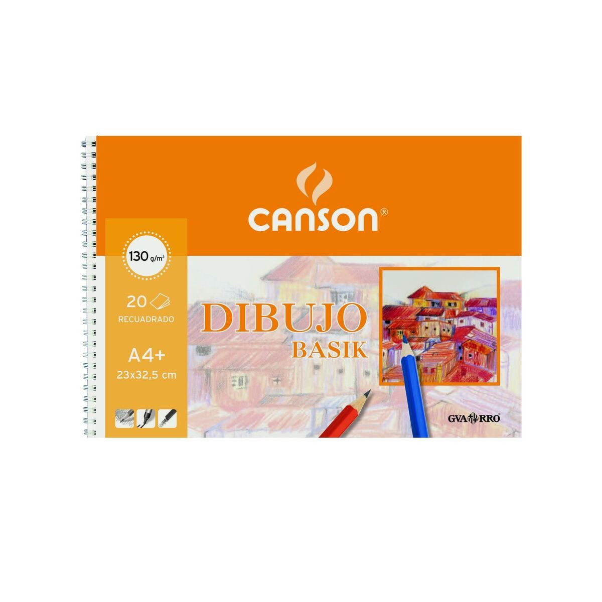 canson Zeichenblock, Zeichenblock Canson Basik weich Mit Box ...