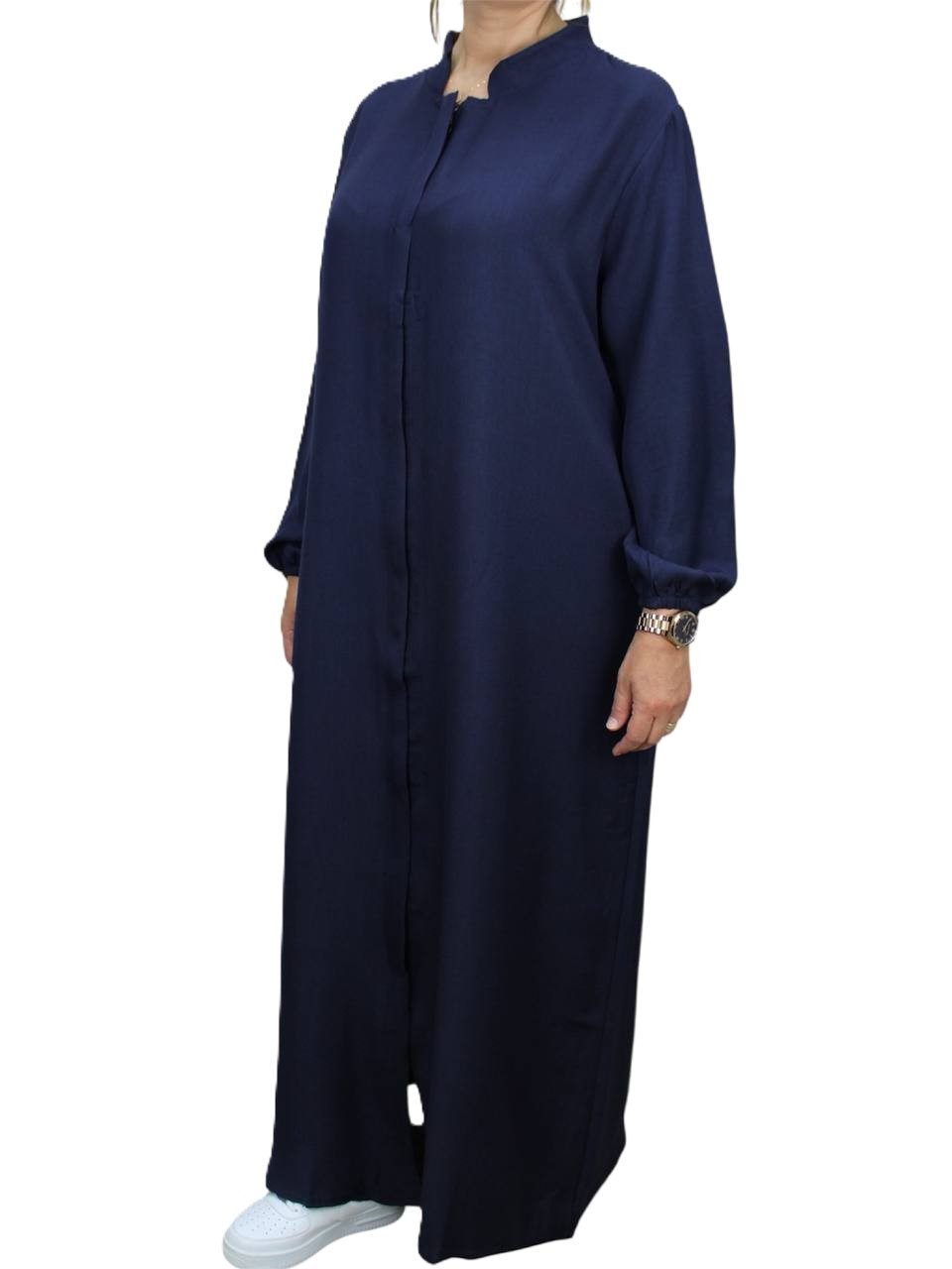 Aymasal Stillkleid Abaya mit Reißverschluss Ferace Umstandskleid Stillmode Islam Modest Reißsverschluss bis zu den Knien, Ideal zum stillen