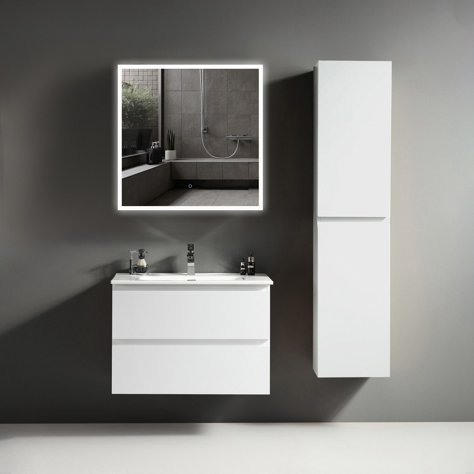 Alpenberger Badmöbel-Set - Badschrank Badezimmer Schrank, günstig online kaufen