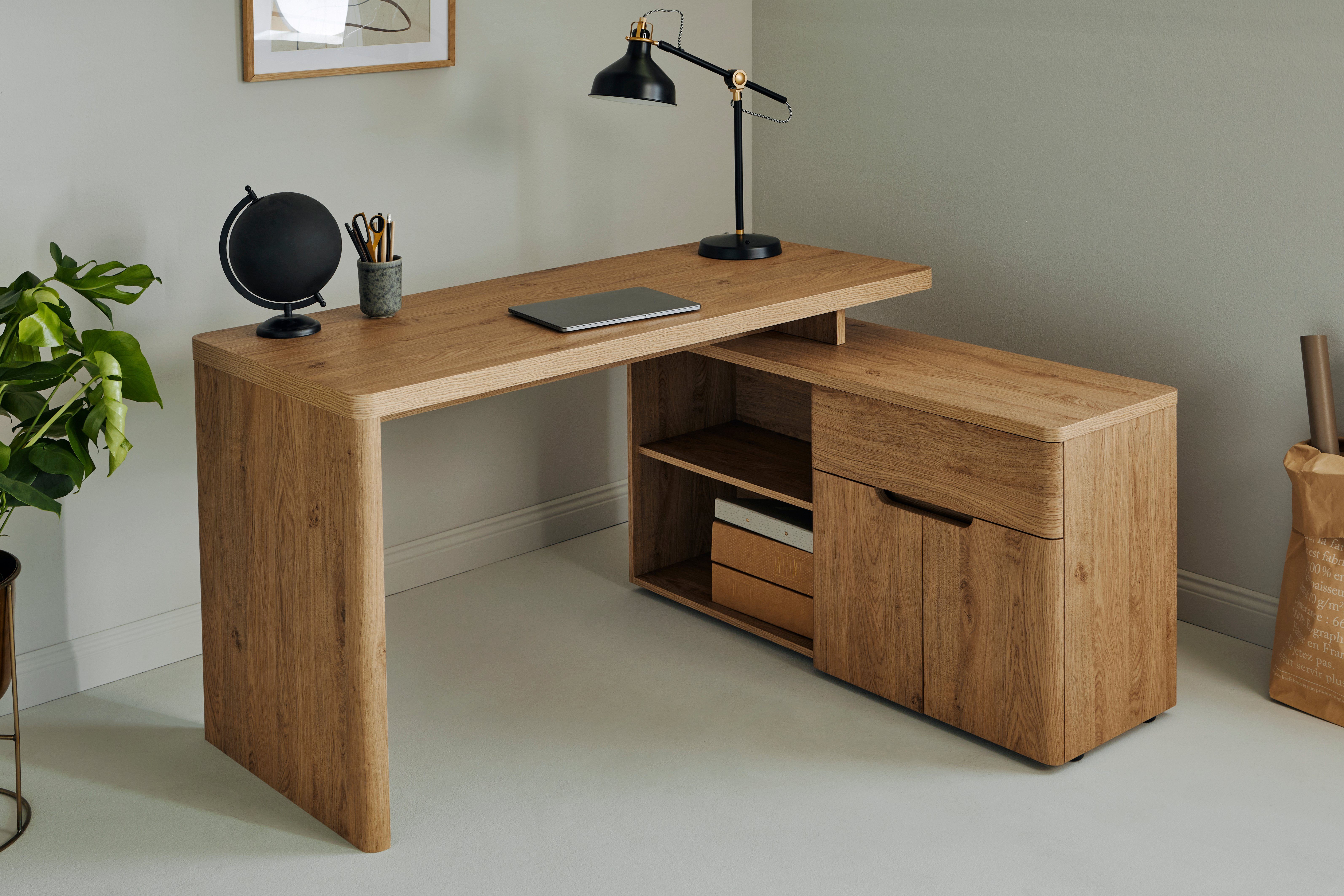 Jahnke Eckschreibtisch CU-LIBRE 150 E (1-St), günstig online kaufen