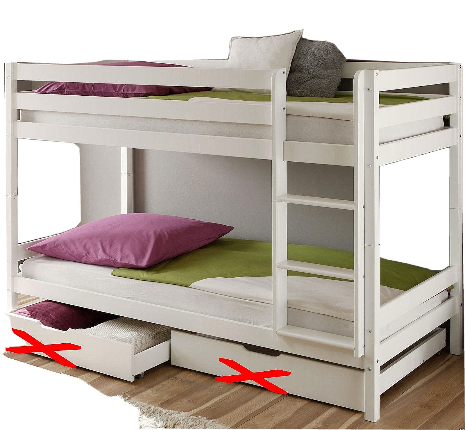 Homeline Etagenbett Kevin Etagenbett Kinderbett Etagenbett günstig online kaufen