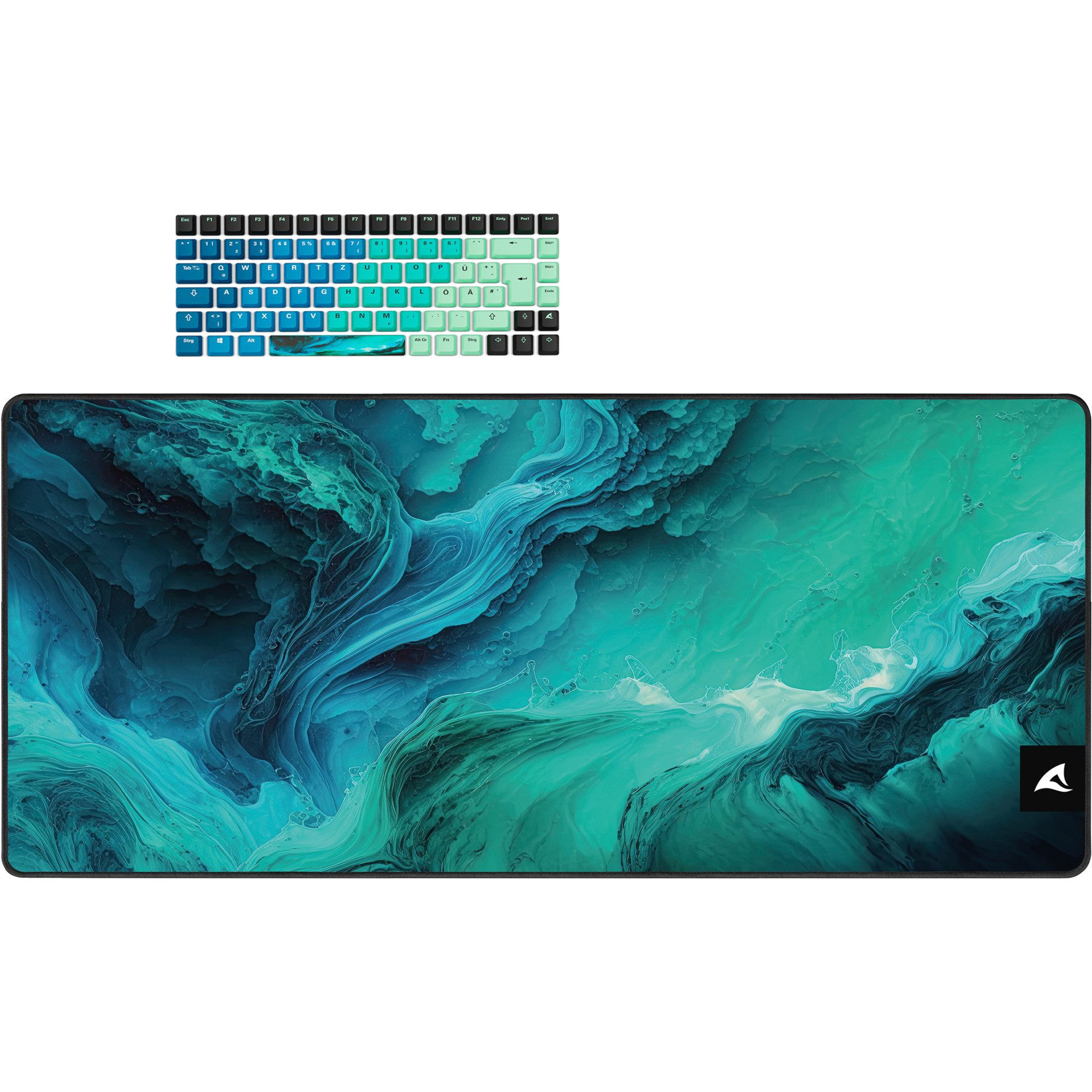 Sharkoon Gaming Mauspad Sharkoon SKILLER SGK50 S3 Design Bundle D4, Set