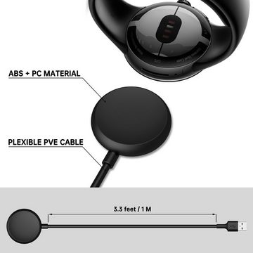 Wigento Für Google Pixel 1 + 2 USB Port 1 Meter Charging Ladekabel Schwarz Stromadapter, 0 cm