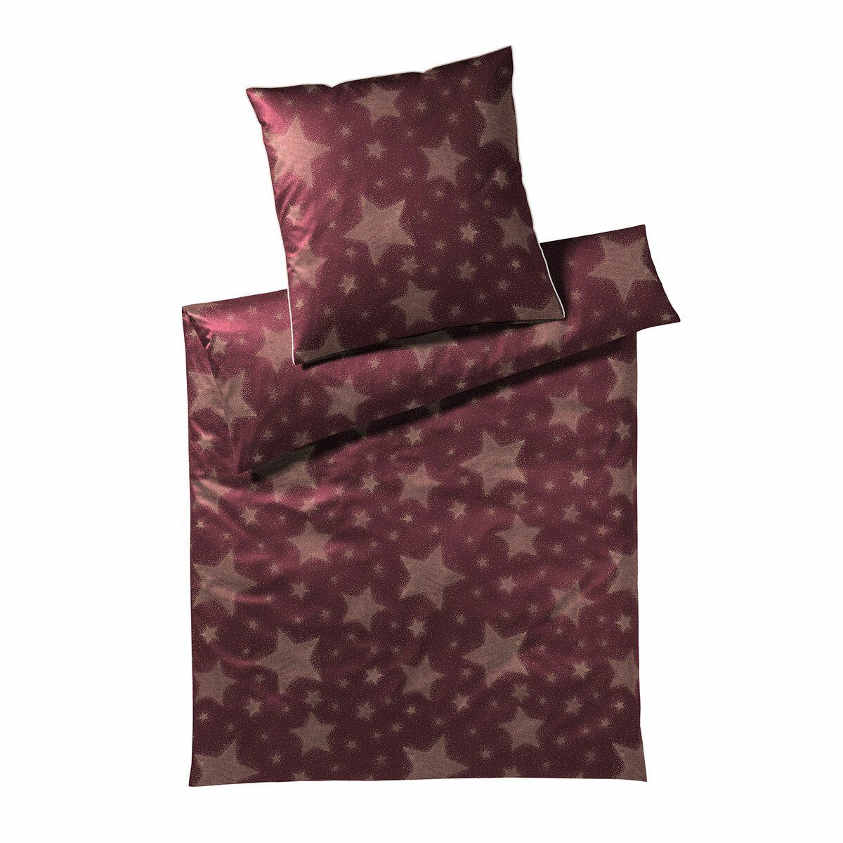 Elegante Bettwäsche Cosmos, Mako Satin, 2 teilig