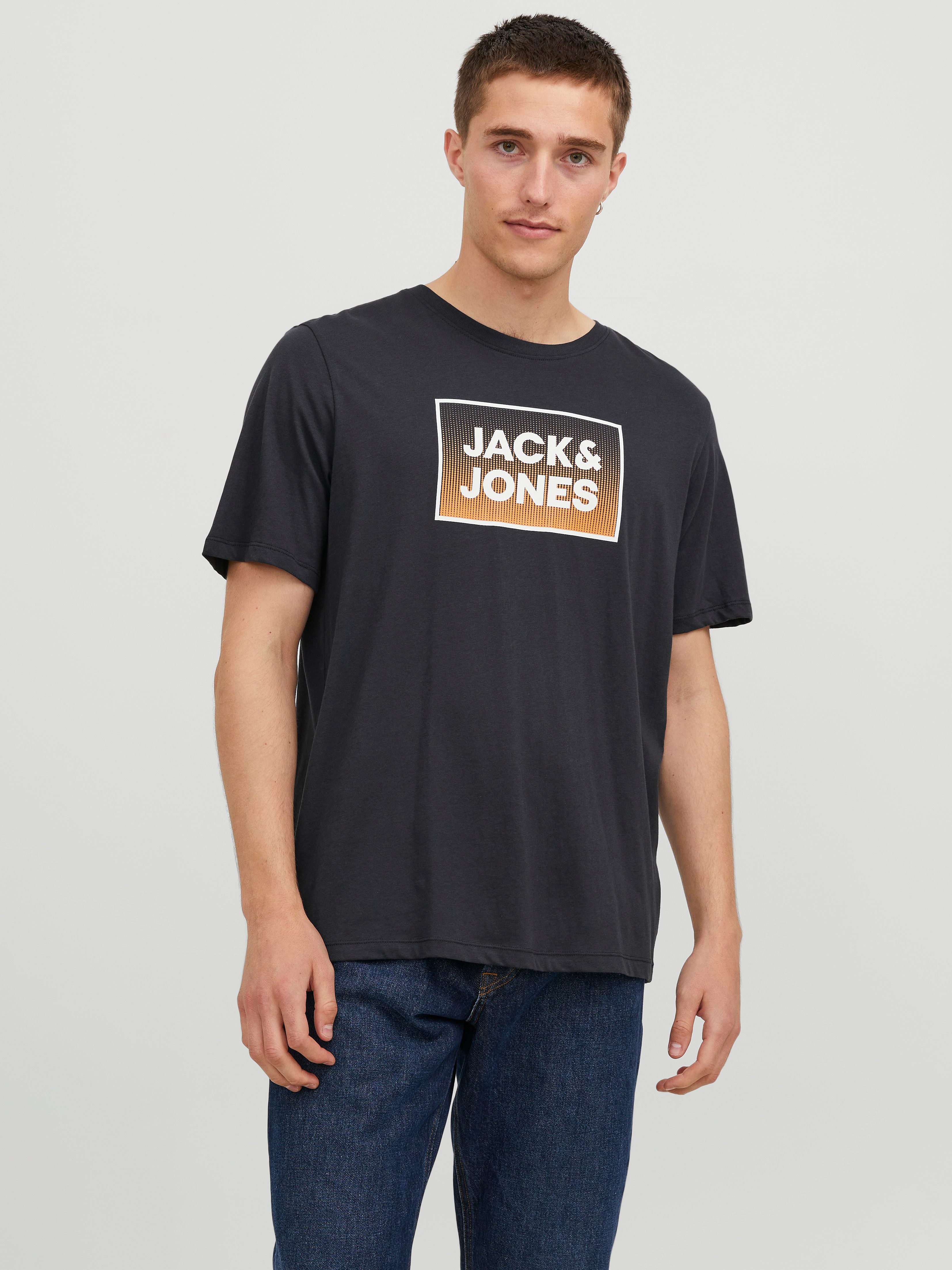Jack & Jones Kurzarmshirt JJSTEEL TEE SS CREW NECK