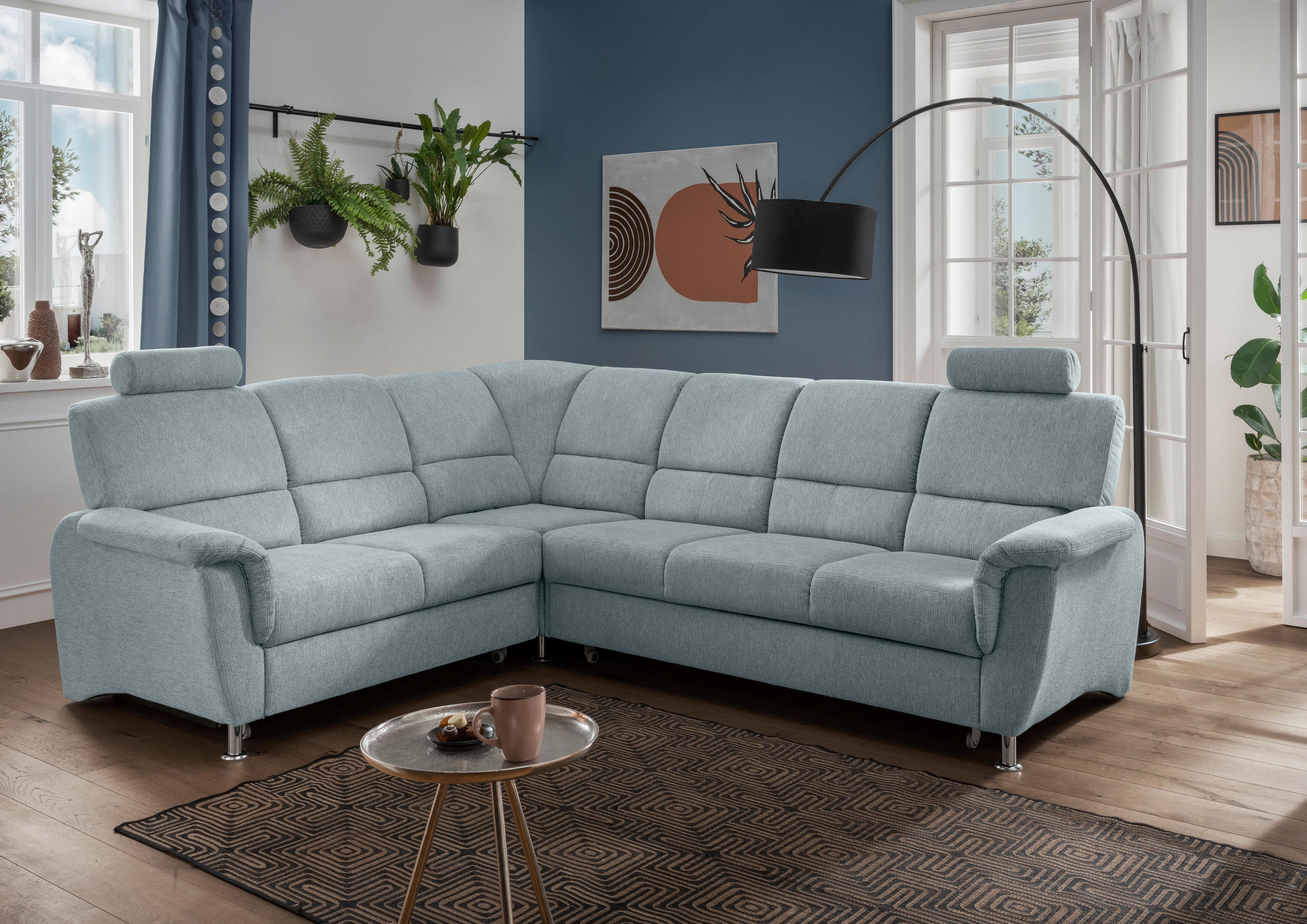 Home affaire Ecksofa Pisa L-Form, mit günstig online kaufen