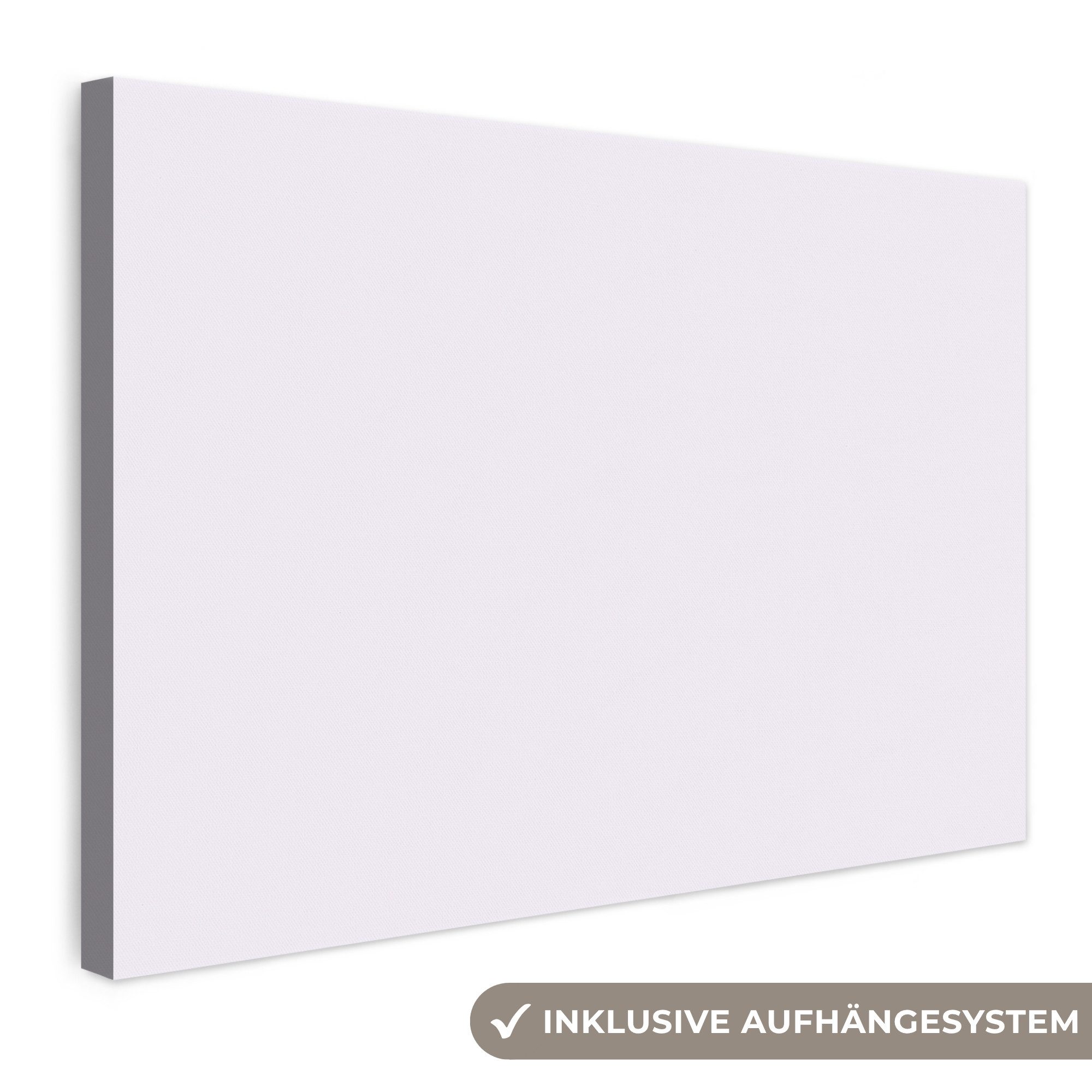 OneMillionCanvasses® Leinwandbild Flieder – Luxus – Lila, Fotodruck (1 St), Leinwand Bilder Klein, Wand Dekoration Aesthetic 30x20 cm