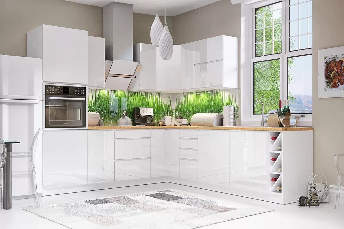 ROYAL24_MARKT Hängeregal - Moderne Ästhetik und praktischer Stauraum, ideal für jede Küche, Küchen Hängeregal 1-tlg., Edles Material - Zeitgenössisch - Elegant.