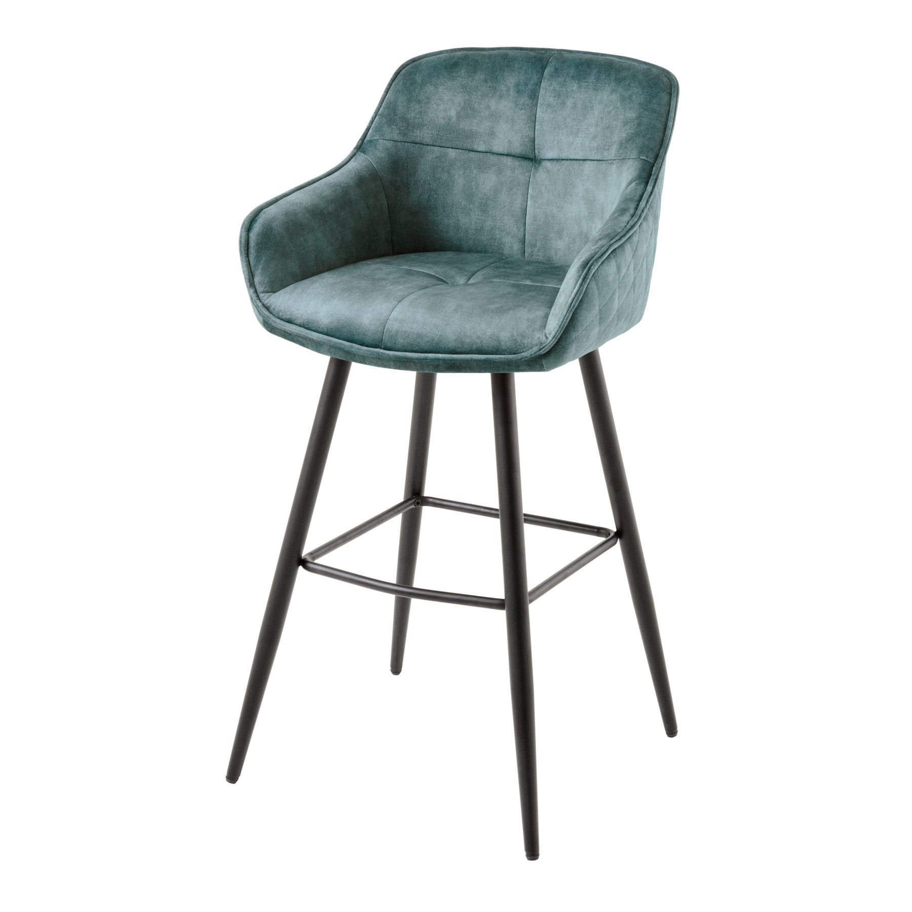 riess-ambiente Barhocker EUPHORIA petrol / schwarz günstig online kaufen