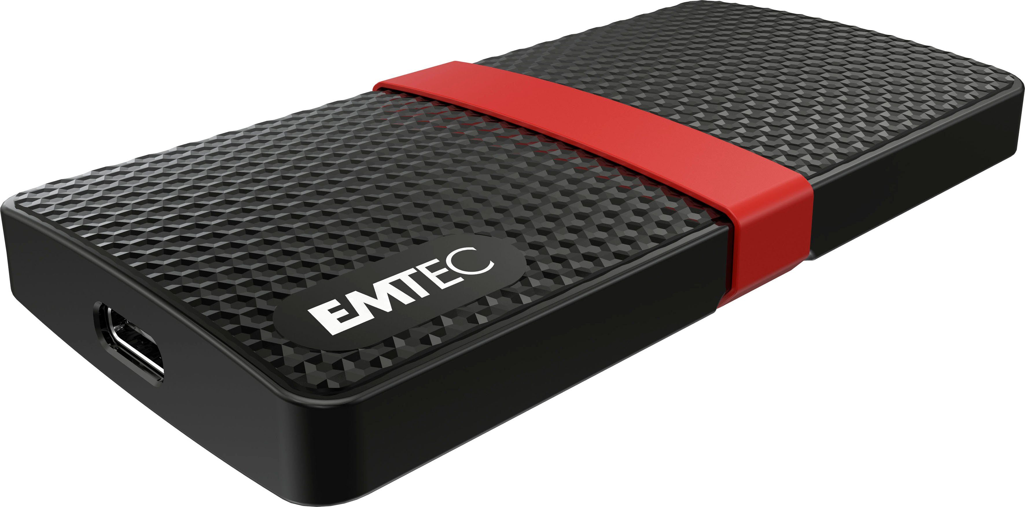 EMTEC X200 Portable SSD externe SSD (1 TB) 450 MB/S Lesegeschwindigkeit, 420 MB/S Schreibgeschwindigkeit