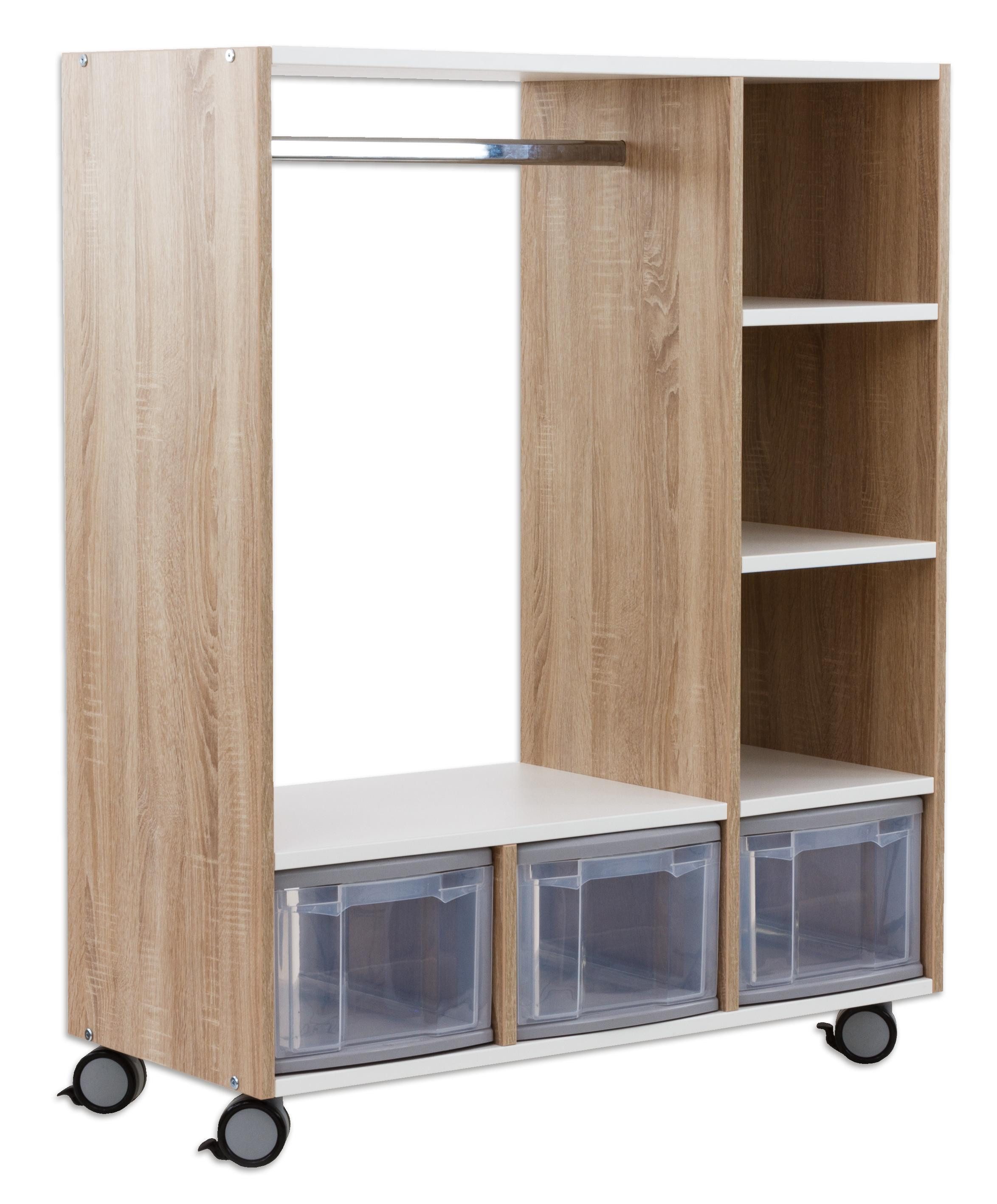 Educasa Regalwagen Mobile Garderobe