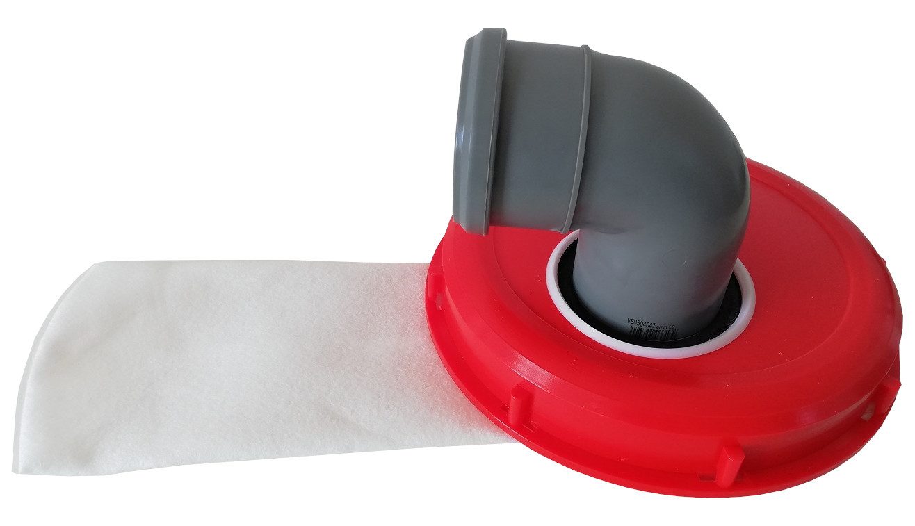 Voxtrade Regenwassertank DECKELFILTER SETs für IBC 1000L Container -verschiedene Varianten Maße, NYLON FILTER AUSWASCHBAR