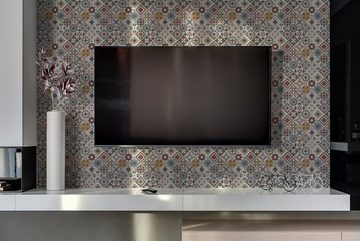 Tulup Spritzschutz Küchenrückwand Vinyl-Fliesen Selbstklebend Wandpaneele 100 cm x 50 cm, Selbstklebende, Wandaufkleber, Vinyl Spritzschutz