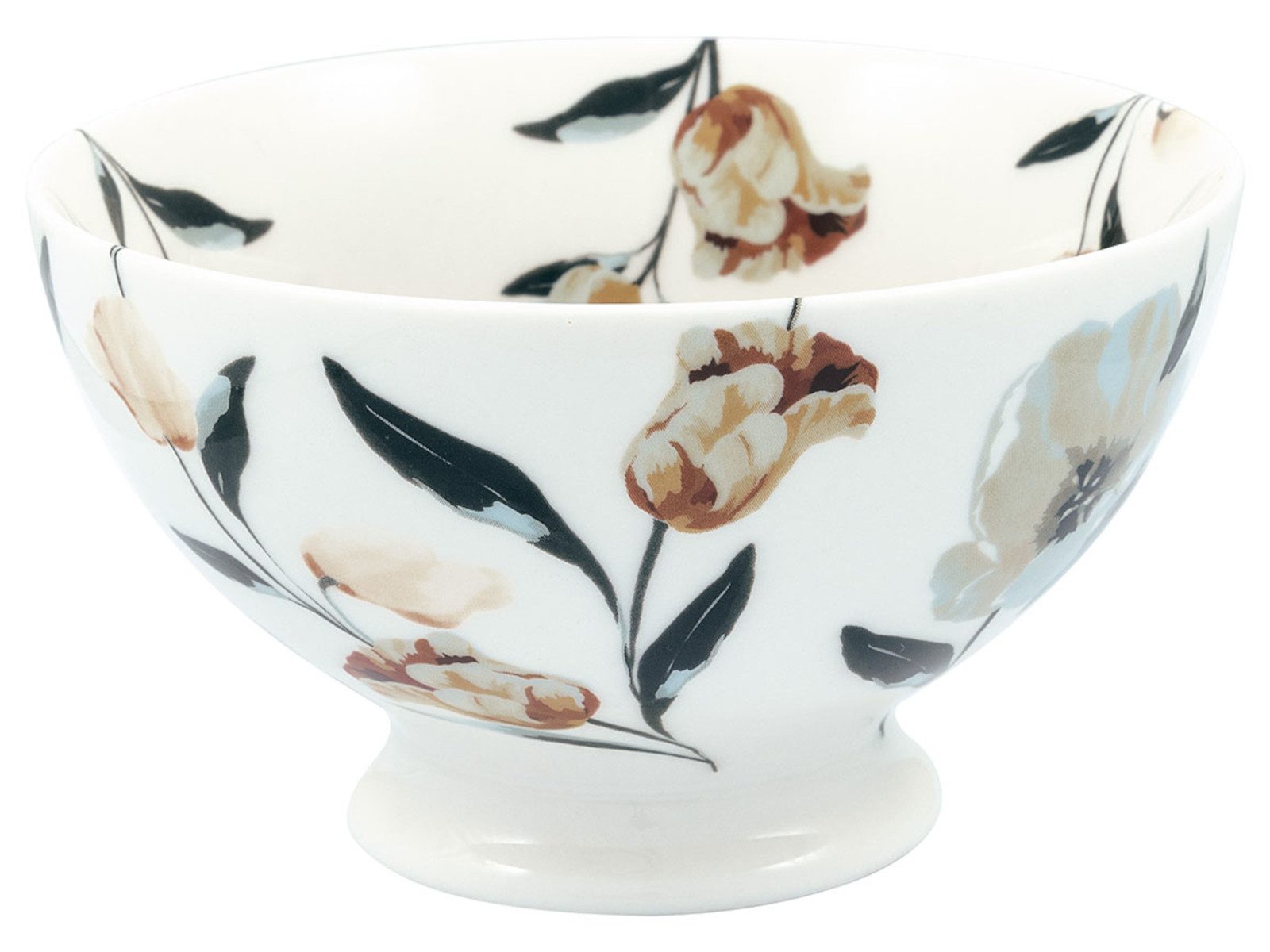 Greengate Suppenschale Eliana Suppenbowl white 0,5l, Steingut, (Suppenschalen)