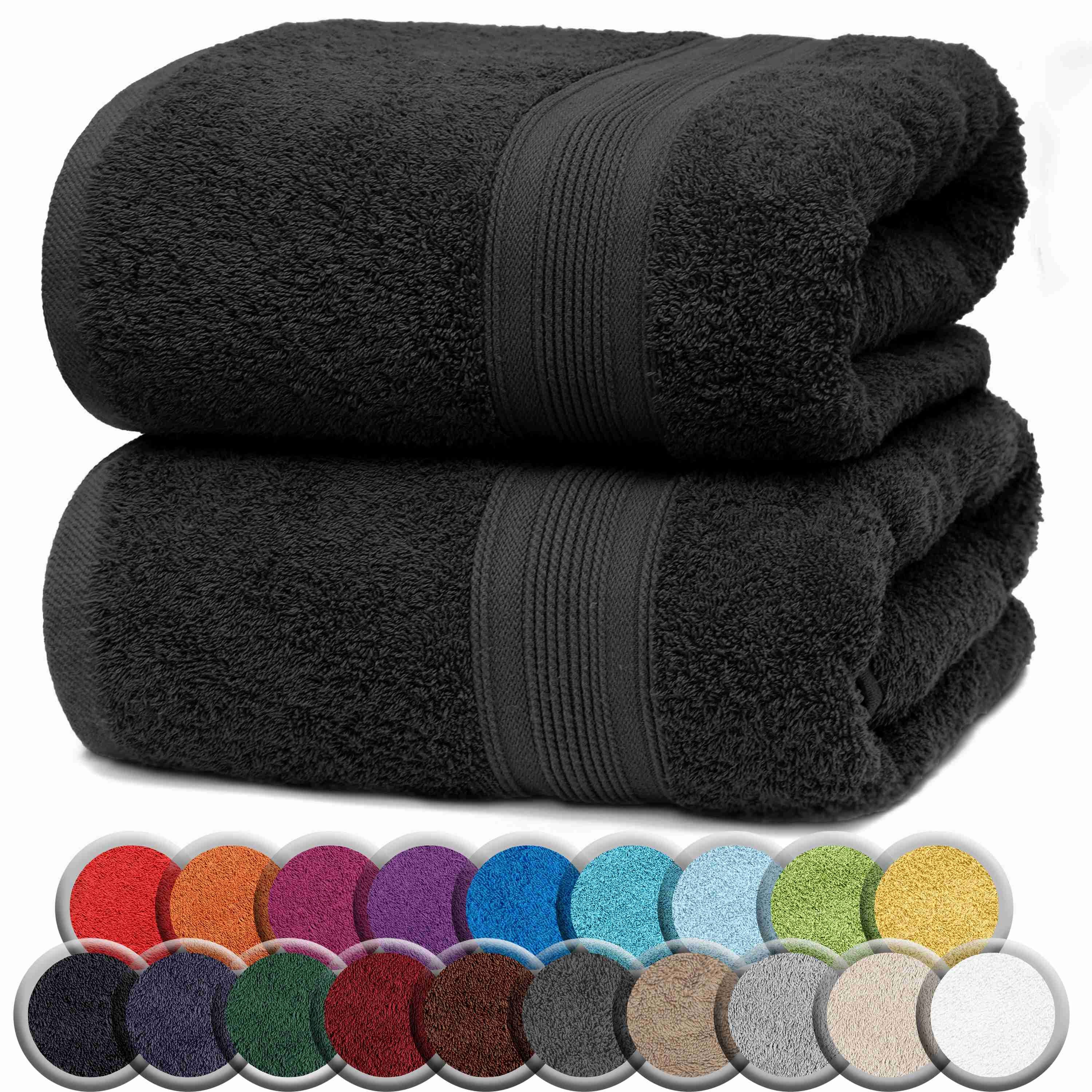 NatureMark Badetuch 2er-Set Frottier Badetücher 100x150cm, günstig online kaufen