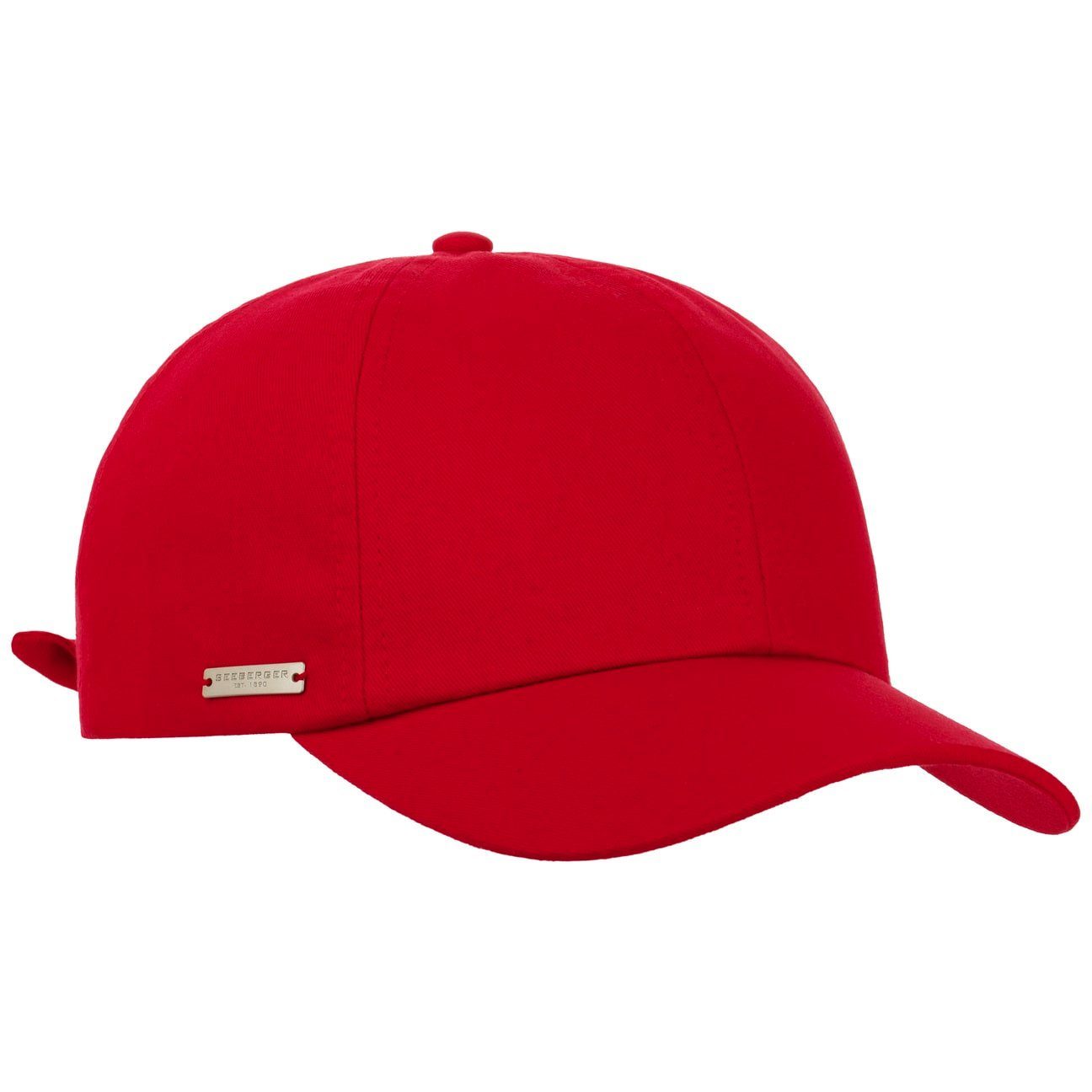 Seeberger Baseball Cap (1-St) Basecap mit Schirm rot