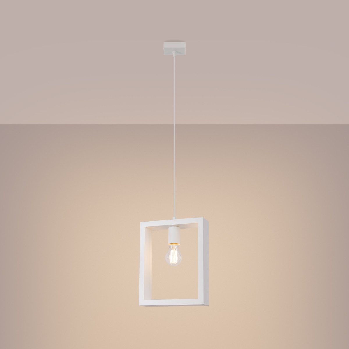 SOLLUX lighting Hängeleuchte Pendelleuchte Aries Weiß, Nicht enthalten