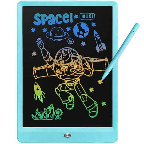 Tisoutec Zaubertafel LCD Schreibtafel 10 Zoll, Zeichentafel für Kinder, Löschbarer Funktion Elektronische Digitales Zaubertafel Writing Tablet