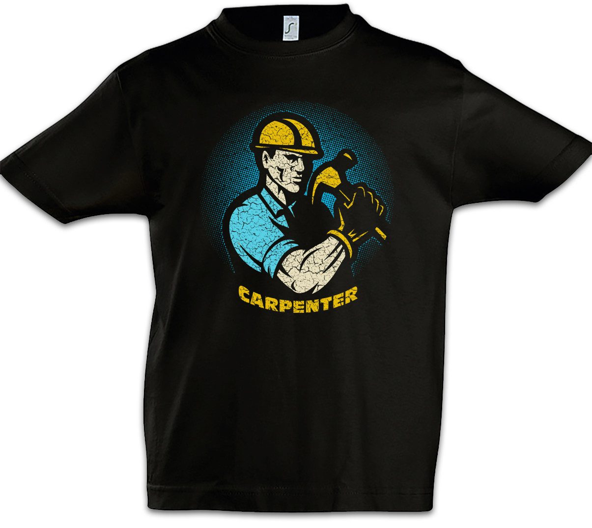 Print-Shirt Carpenter Kinder T-Shirt Schreiner Meister Handwerk Schreinerei