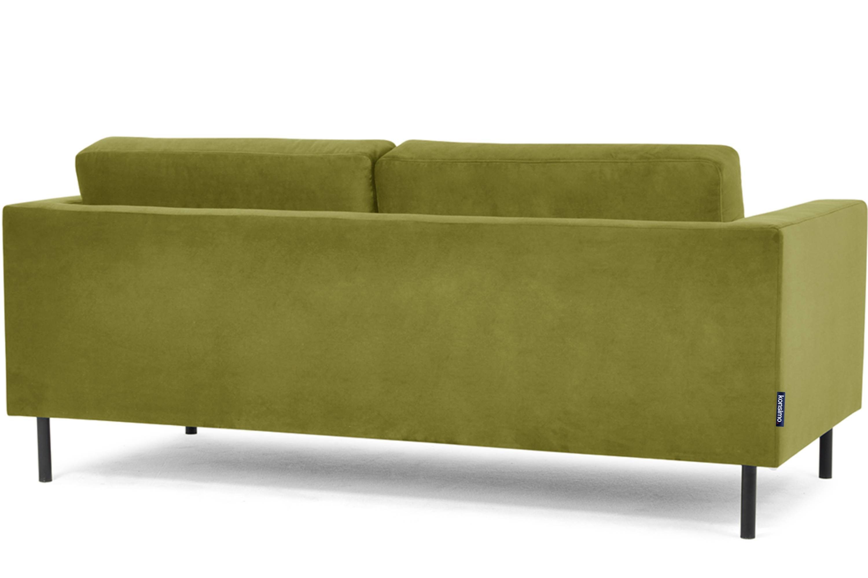 universelles oliv | | Design TOZZI oliv Beine, 2,5-Sitzer oliv hohe Konsimo Sofa,