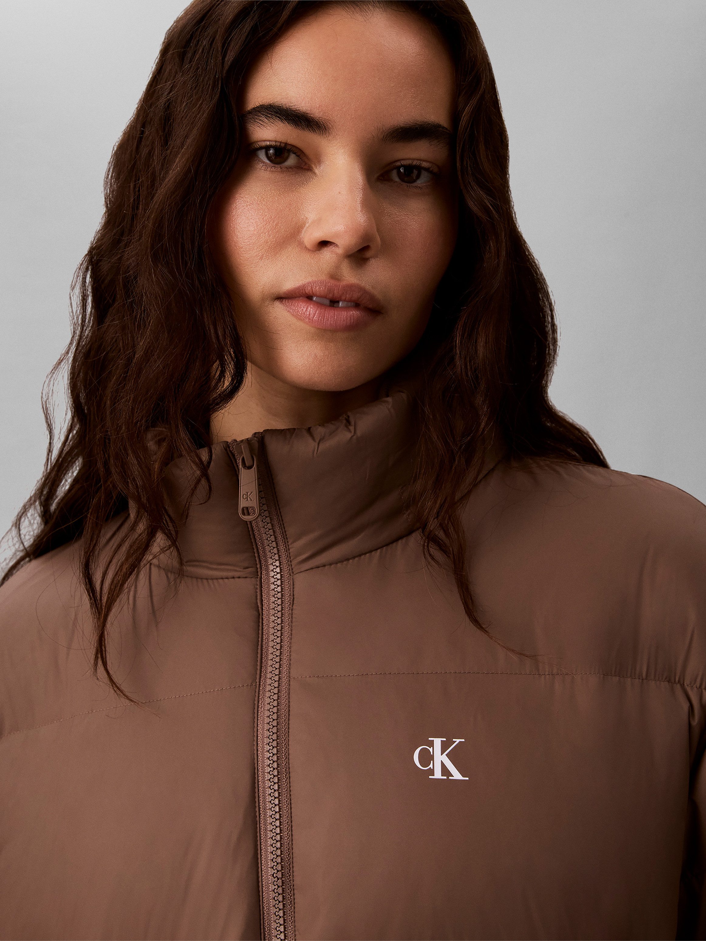 Calvin Klein Jeans Steppmantel ESSENTIAL LONG DOWN PUFFER Regular fit mit Kapuze