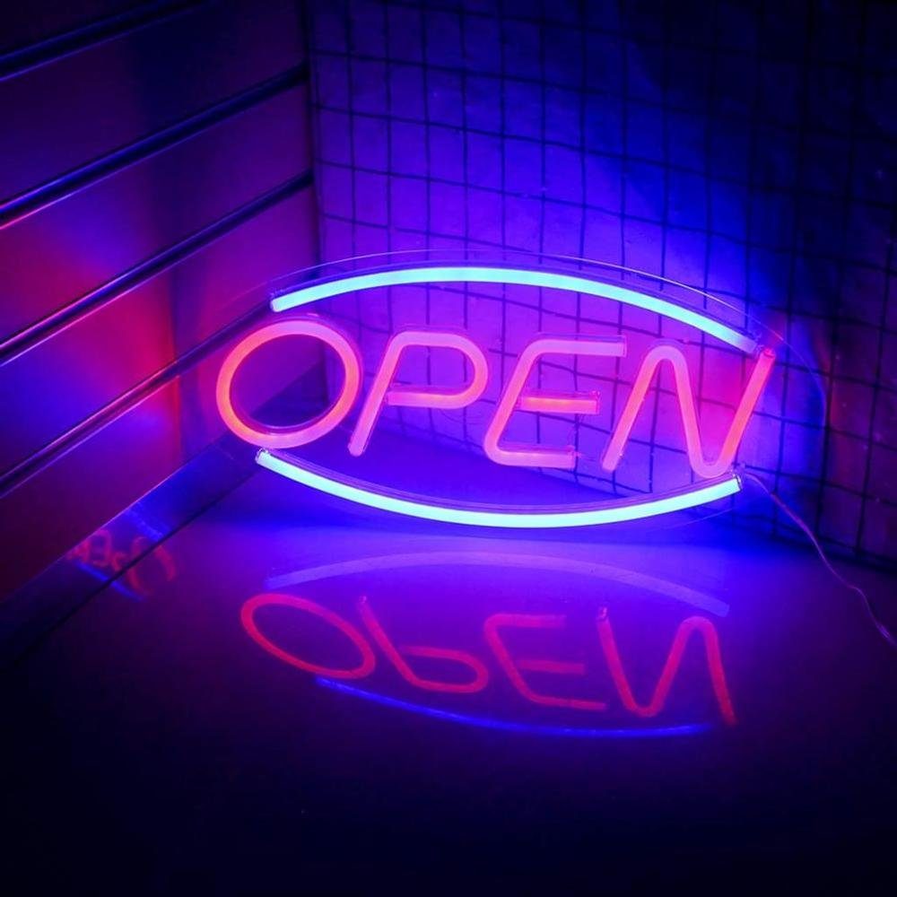 Neon-offenes Jormftte für Neon Dauerlicht, Schild Geschäft, Dekolicht