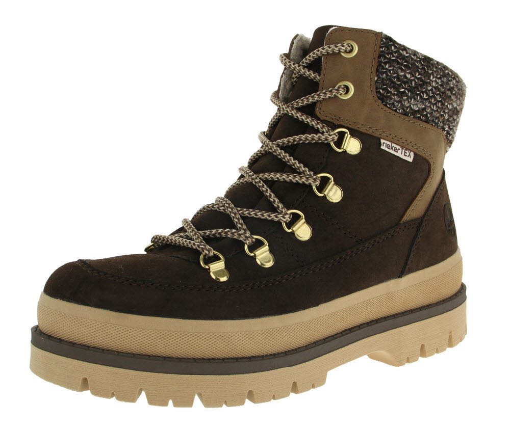 Rieker Rieker Damen Schnürboots Schnürstiefel