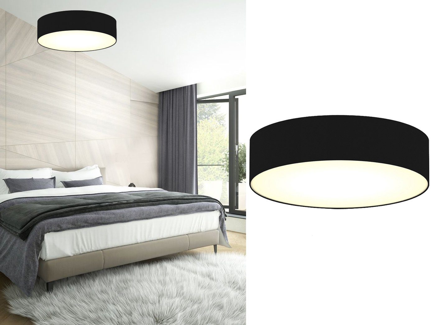 smartwares LED Deckenleuchte, Dimmfunktion, LED wechselbar, günstig online kaufen
