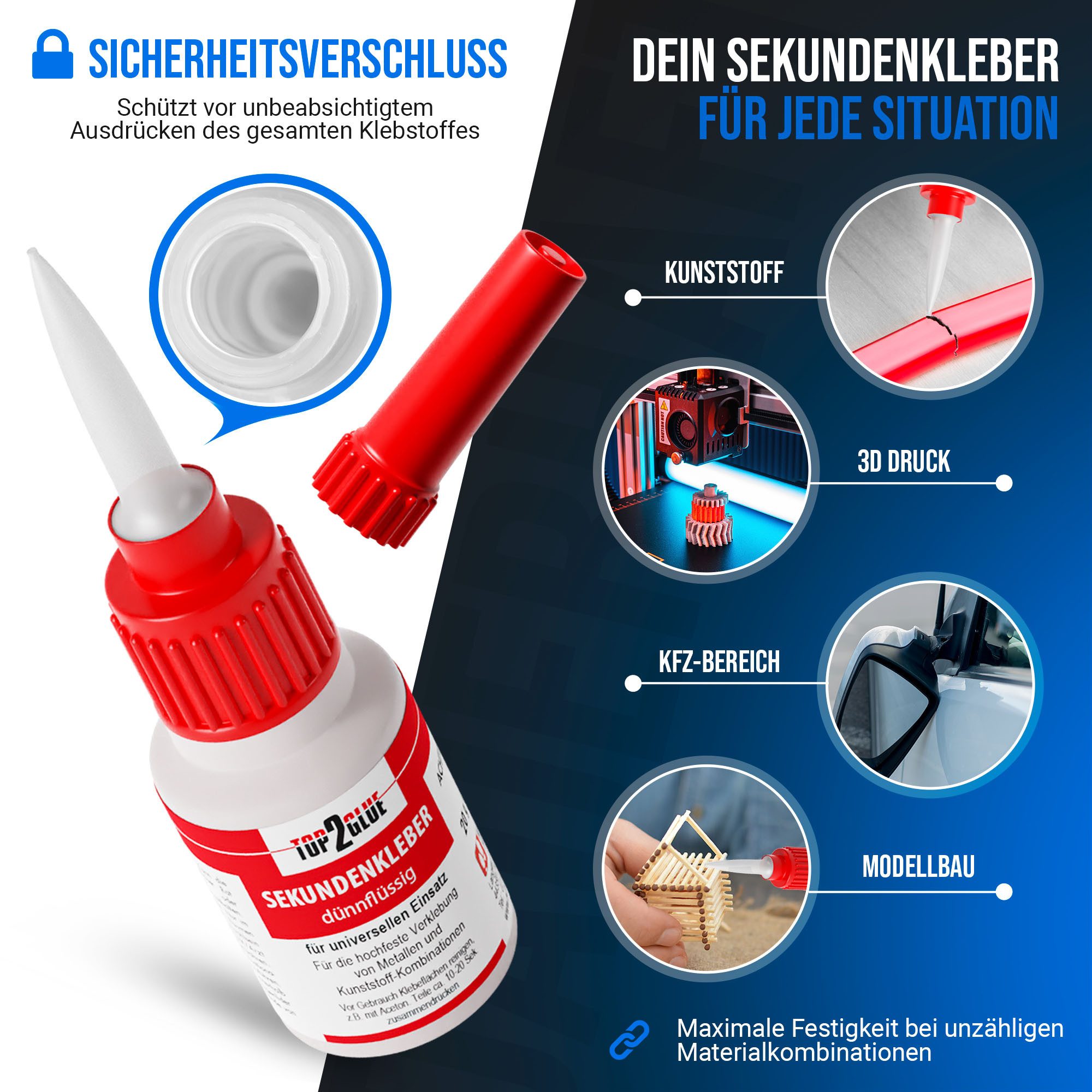 Top2Glue Sekundenkleber Top2Glue Sekundenkleber & Aktivator günstig online kaufen