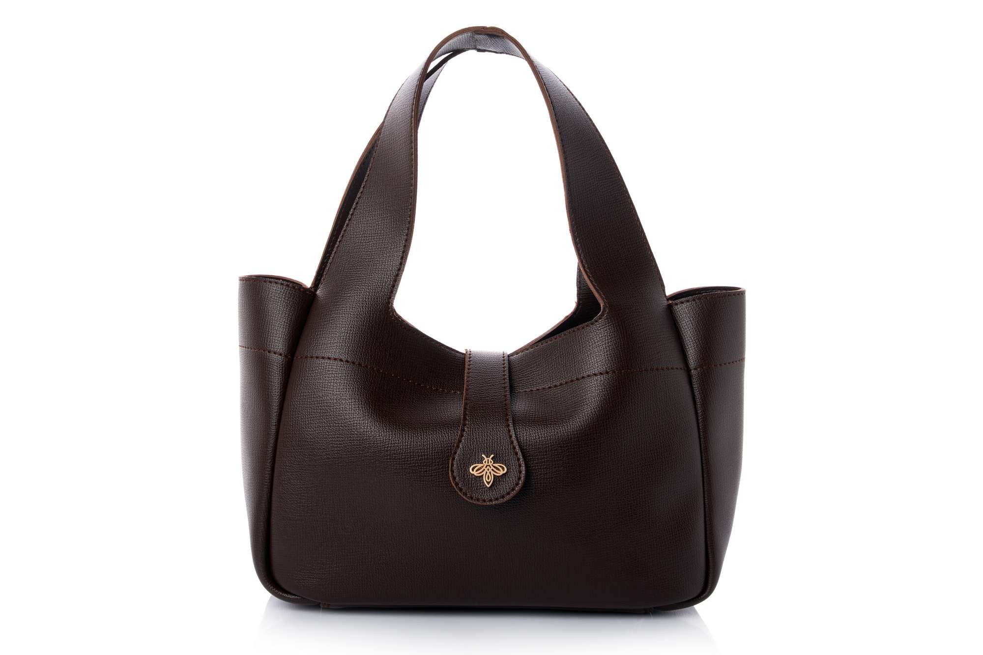 lucky bees Shopper "Margot" (Packung, 1-tlg., Damen Tasche), Verstärkter Boden,Pflegeleichtes Material Elegante Leder-Optik