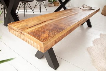 riess-ambiente Sitzbank IRON CRAFT 160cm natur / schwarz (Einzelartikel, 1-St), Esszimmer · Massivholz · Metall · Industrial · Küche