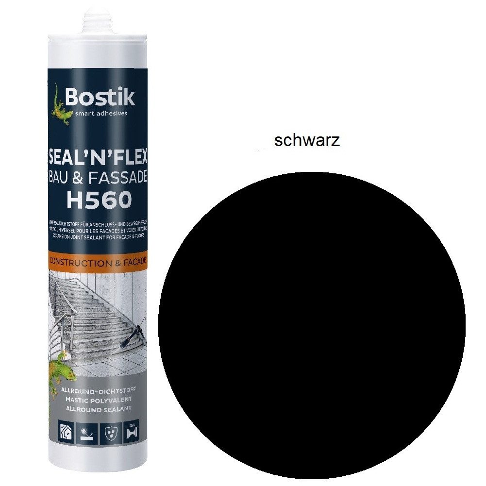 BOSTIK Dichtstoff H560 Seal N Flex Bau & Fassade SMP, Gebrauchsfertig, Anschluß- und Bewegungsfugen im Innen- und Außenbereich
