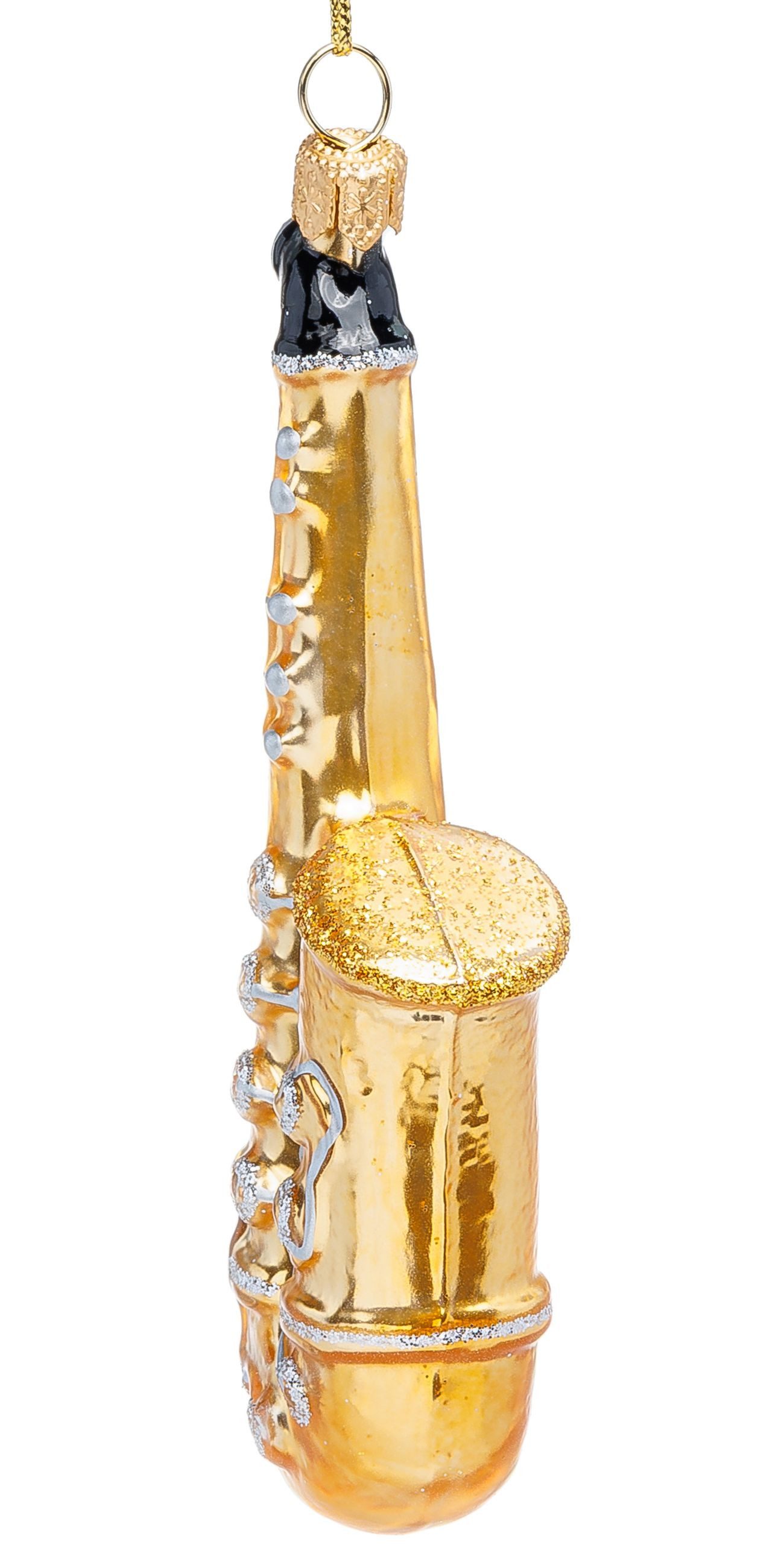 SIKORA Weihnachtsbaumkugel Saxophon Besondere Weihnachtskugel Glas Figur An günstig online kaufen