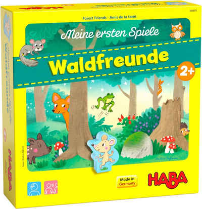 Haba Spielesammlung, Kleinkindspiel Meine ersten Spiele, Waldfreunde, Made in Germany