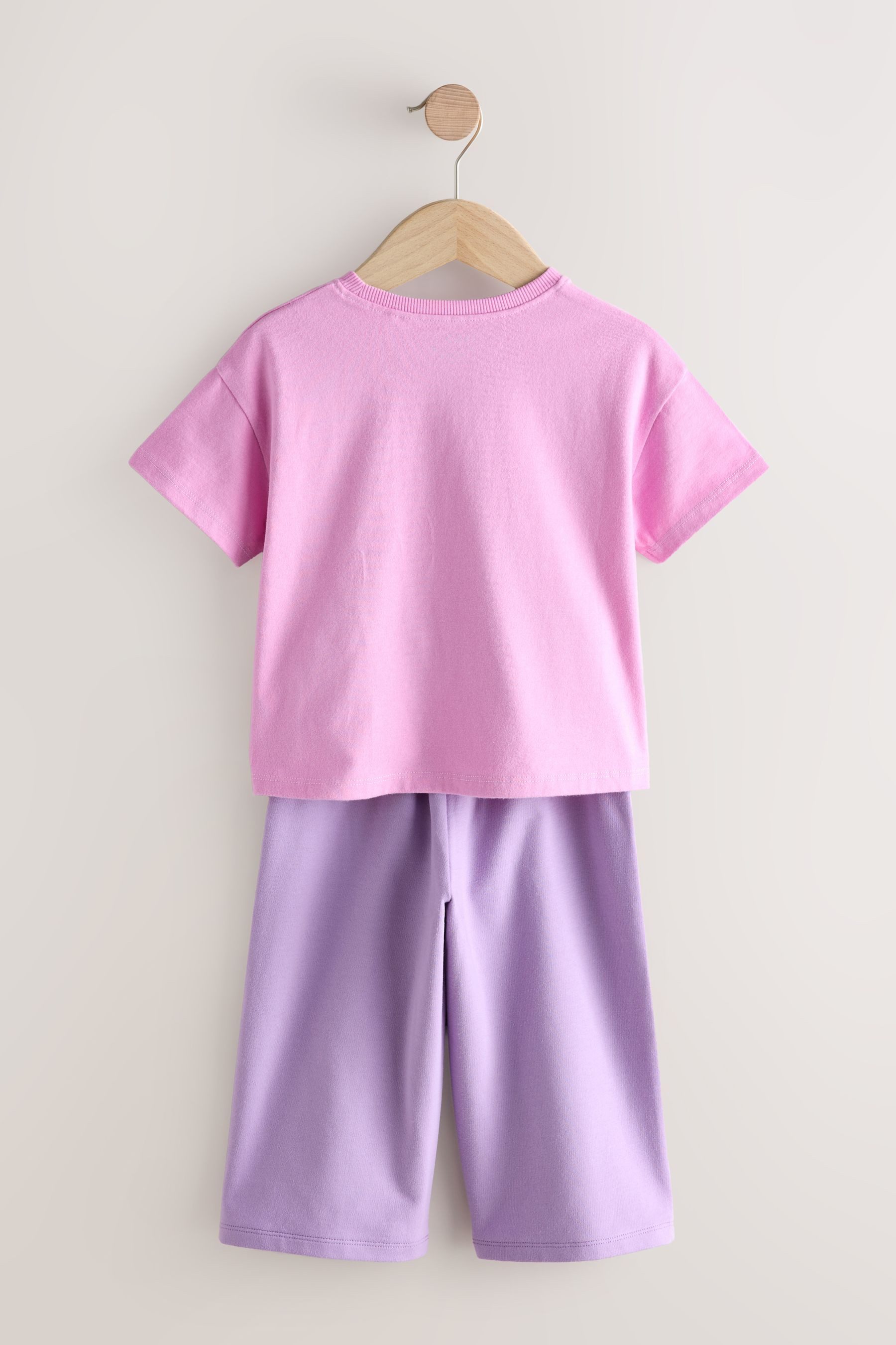 Next Top & Hose Oberteil und Hose mit weitem Bein im Set, 2er-Pack (4-tlg)