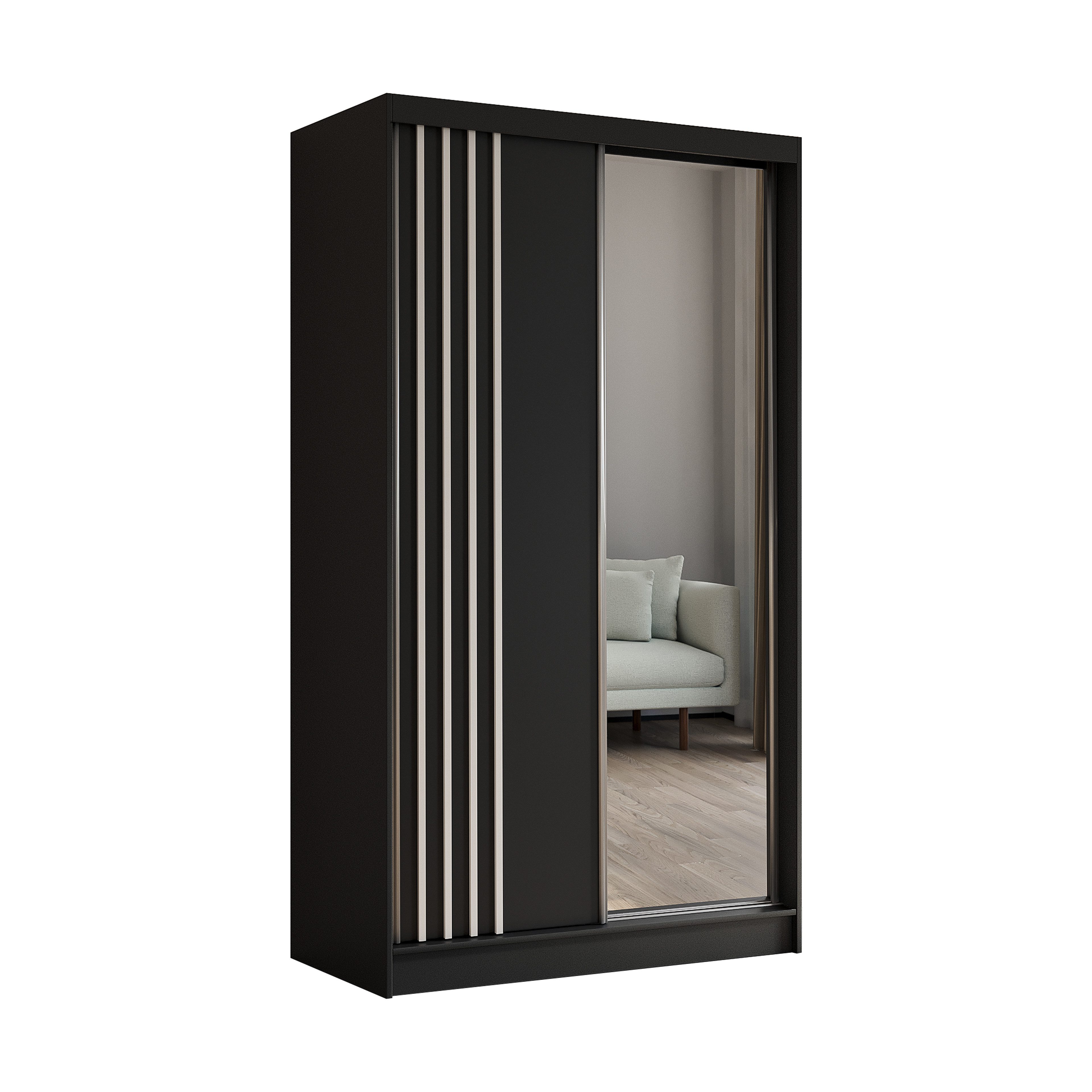 Beautysofa Schiebetürenschrank NELA II mit Spiegel, günstig online kaufen