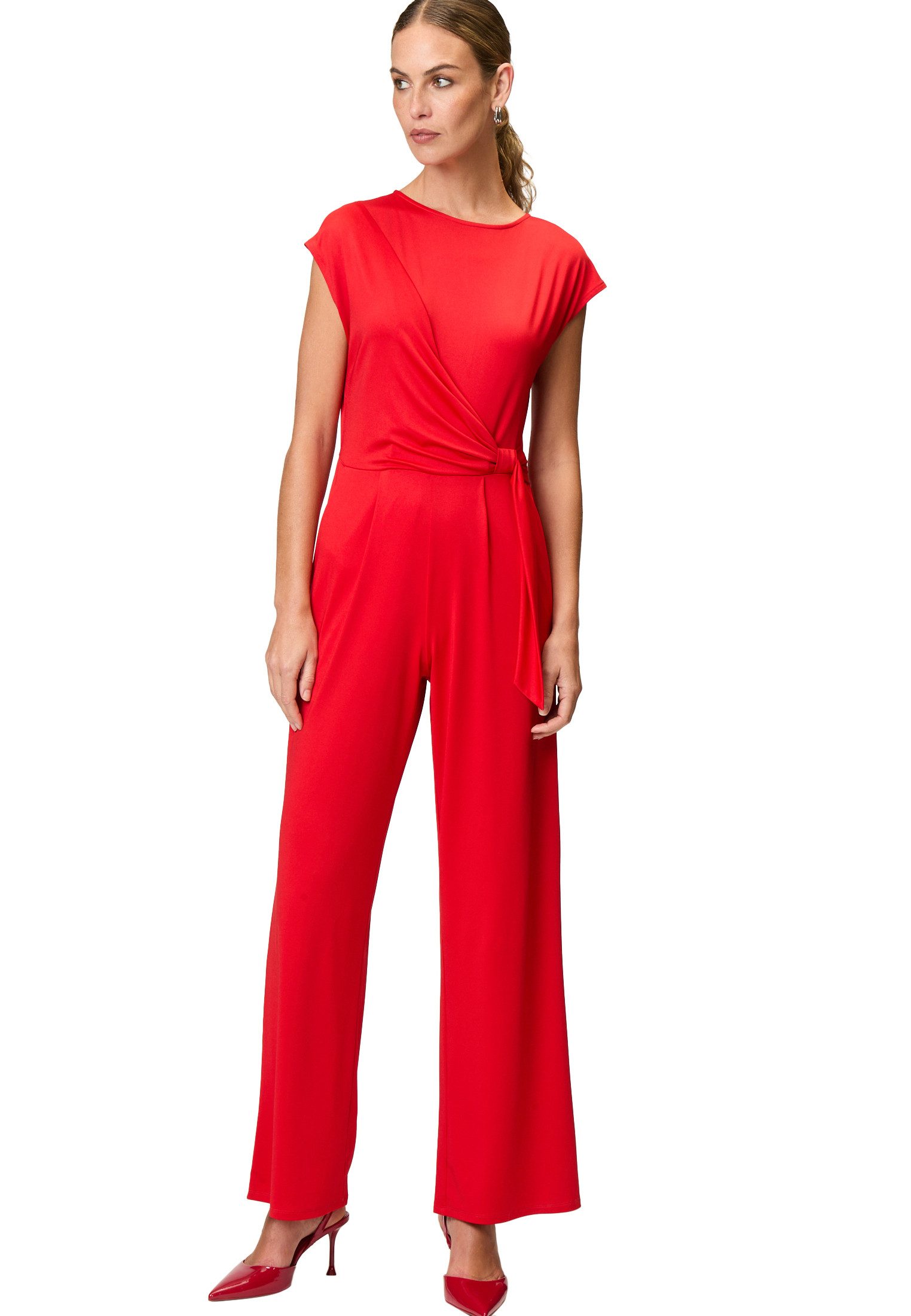 Zero Overall zero Jumpsuit mit Bindegürtel (1-tlg) drapiert /gerafft