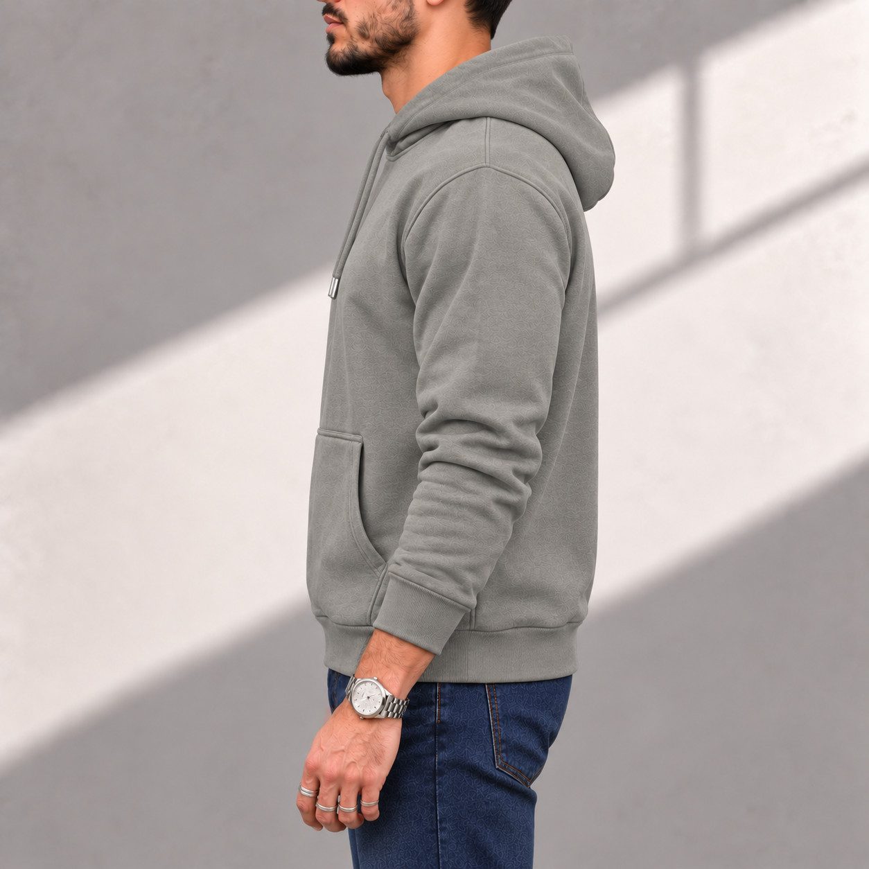 S&S Kapuzensweatshirt Hoodie Herren Kapuzenpullover Moderne Sweatshirt Baumwollmischung (Packung, 1-tlg) Fleece Pullover Hoody – Bild 2 von 5