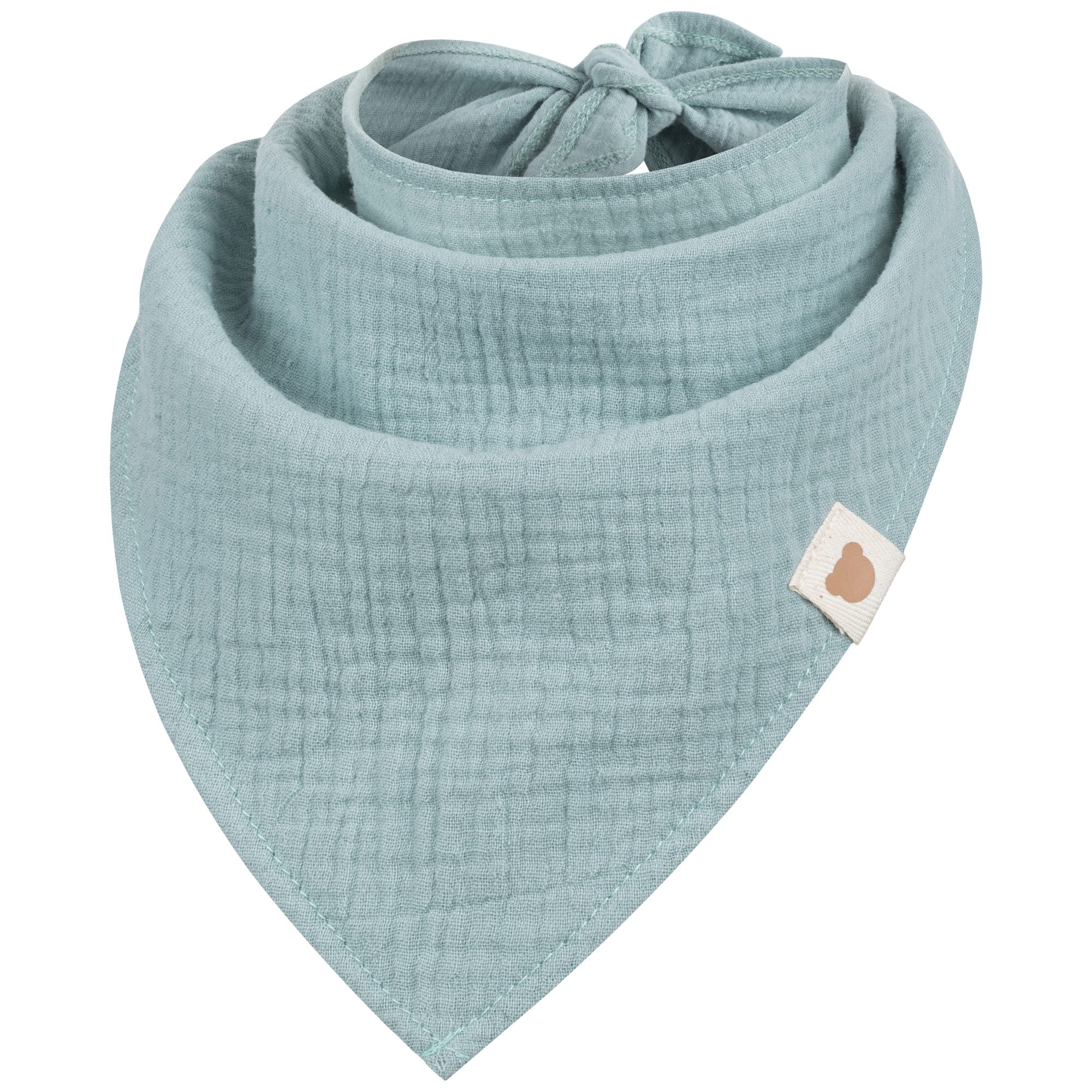 Smarilla Halstuch Dreieckstuch Bindetuch Kopftuch Uni Mädchen Junge Baby Musselin