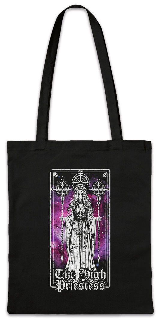 Beuteltasche Tarot B The High Priestess Stofftasche Set Card Karte Deck Arcana