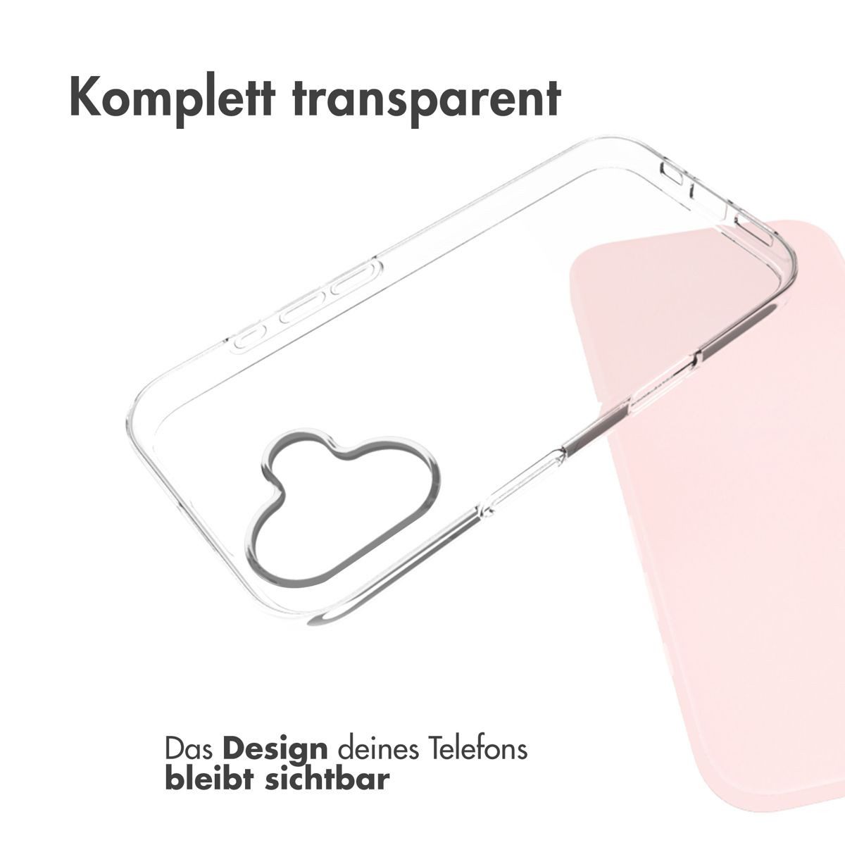Widmann-Shop Handyhülle Handy Hülle für iPhone 16 Pro Plus Pro Max Case Transparent, transparent, schlicht, vergilbungsfrei