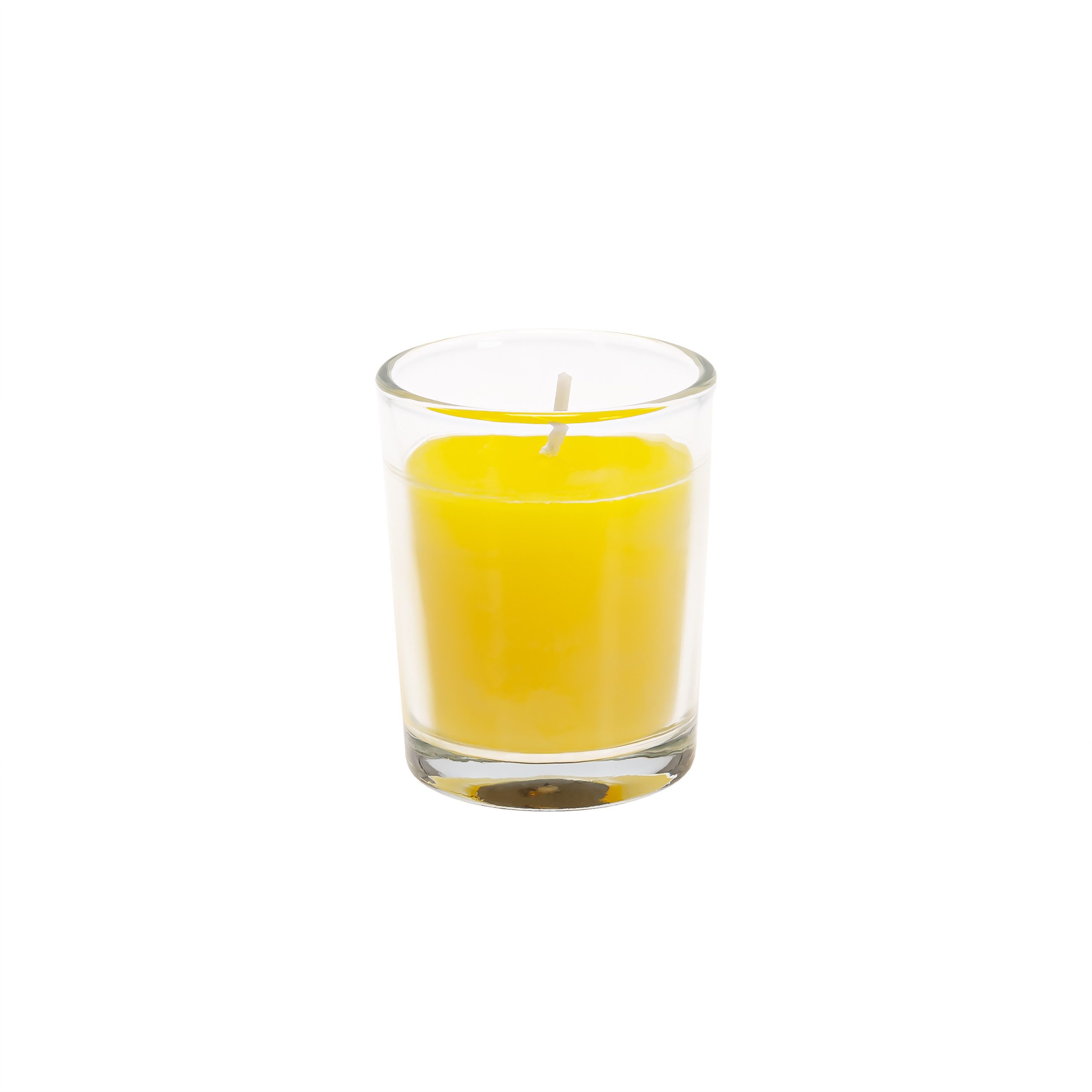 IC Gardenworld Duftkerze Citronella Kerze im Glas, ca. Ø 5 x 6,2 cm, 6 Stunden Brenndauer (1-tlg), Deko Duftkerze mit Zitronenduft