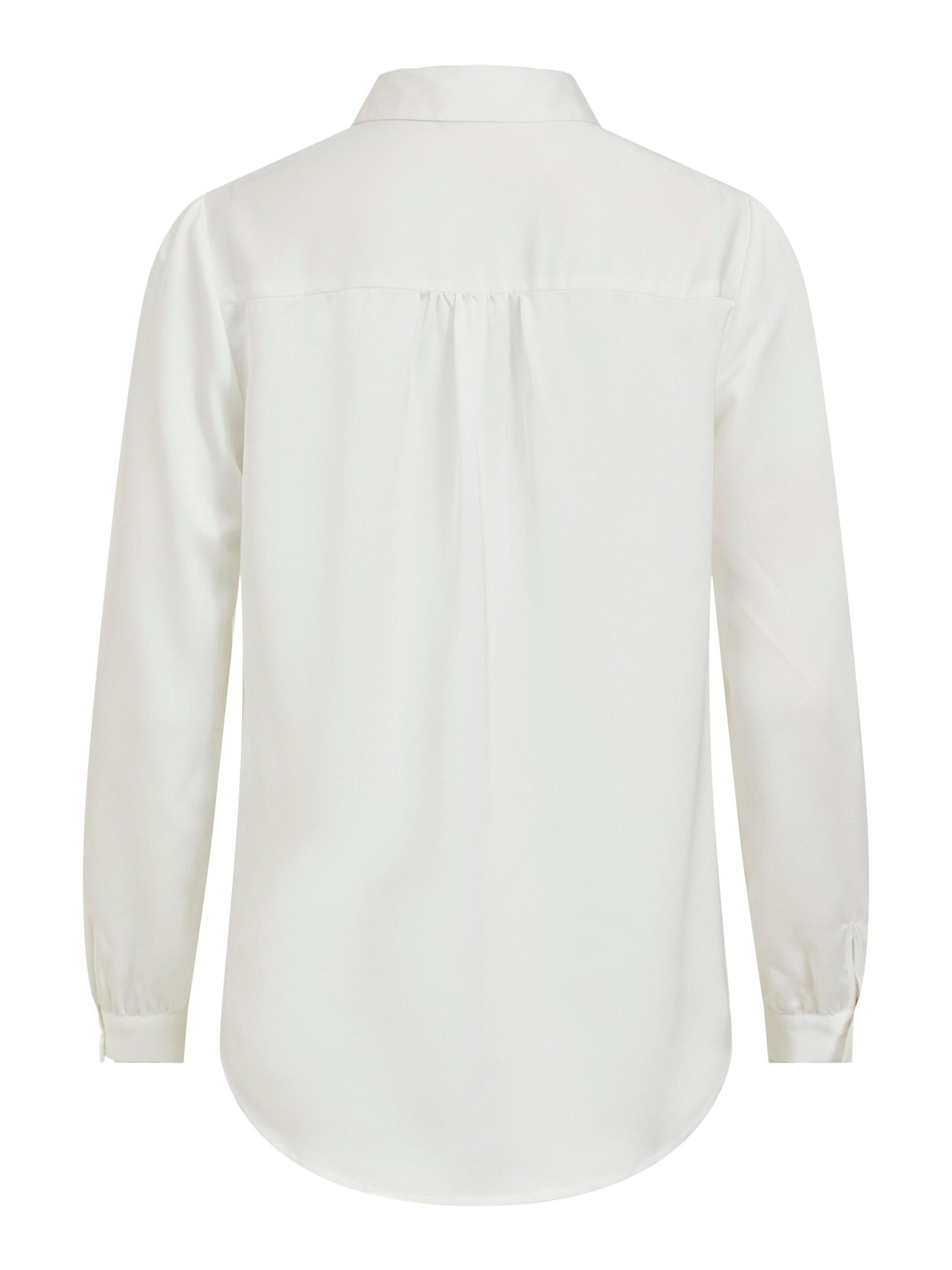 Vila Langarmbluse ELLETTE (1-tlg) Drapiert/gerafft