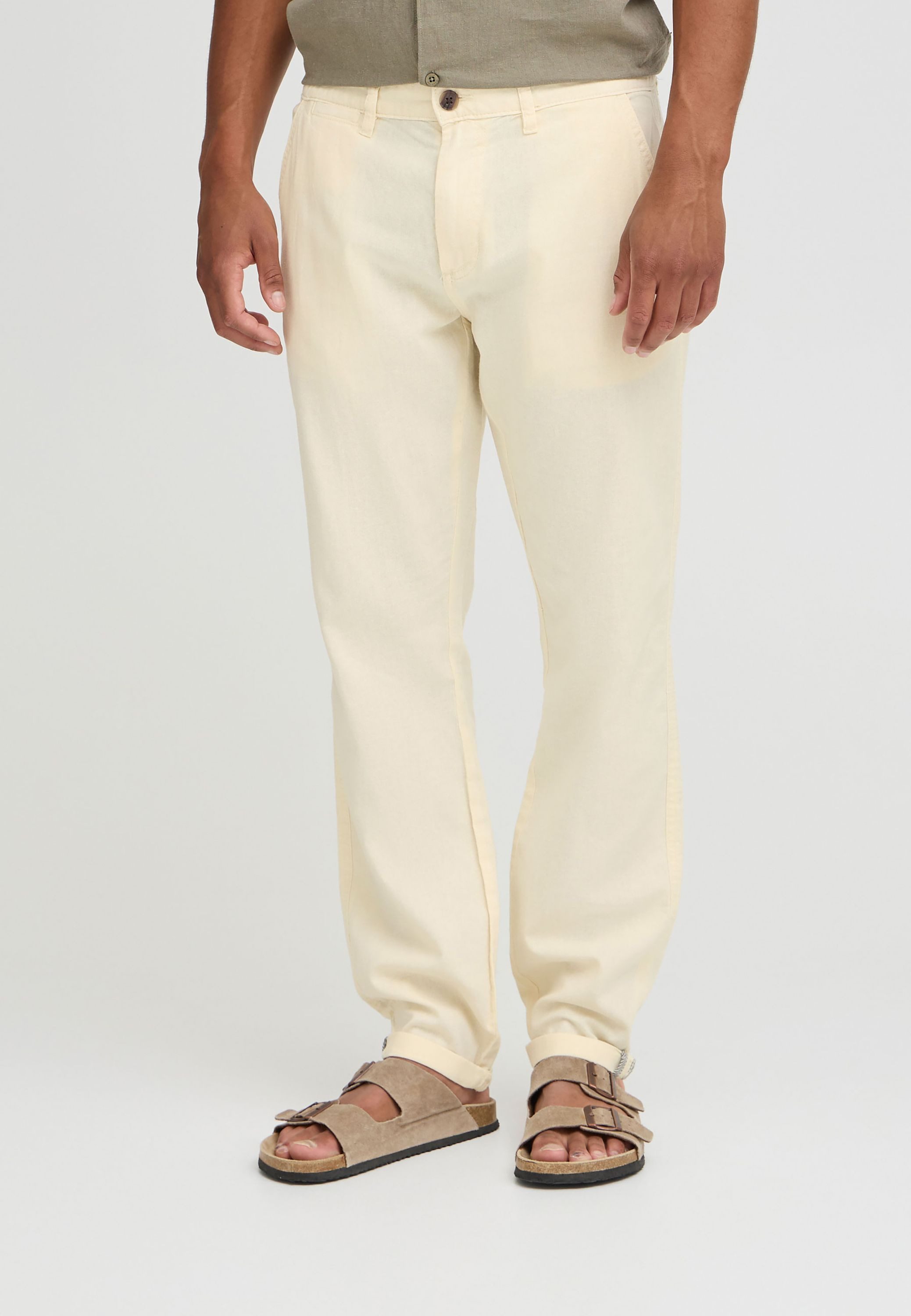 !Solid Leinenhose SDLoran Lange Hose aus Leinen